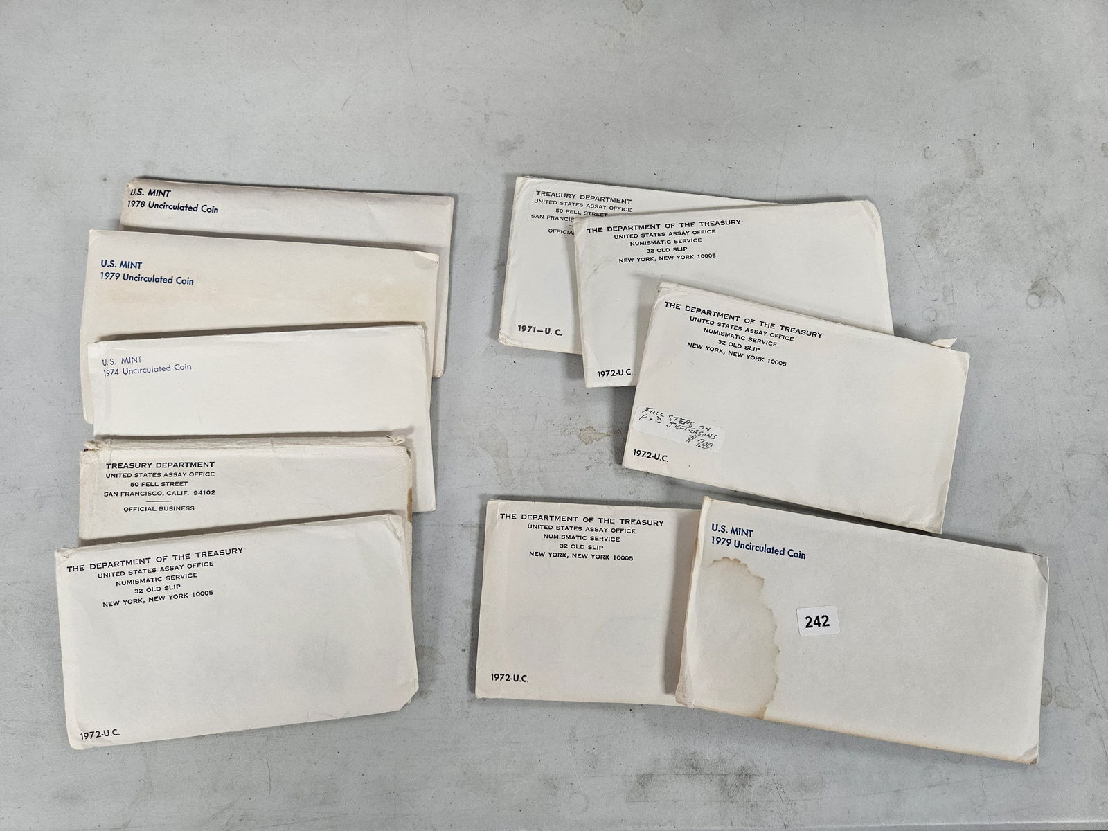 Ten US Mint Sets (1 of 1)