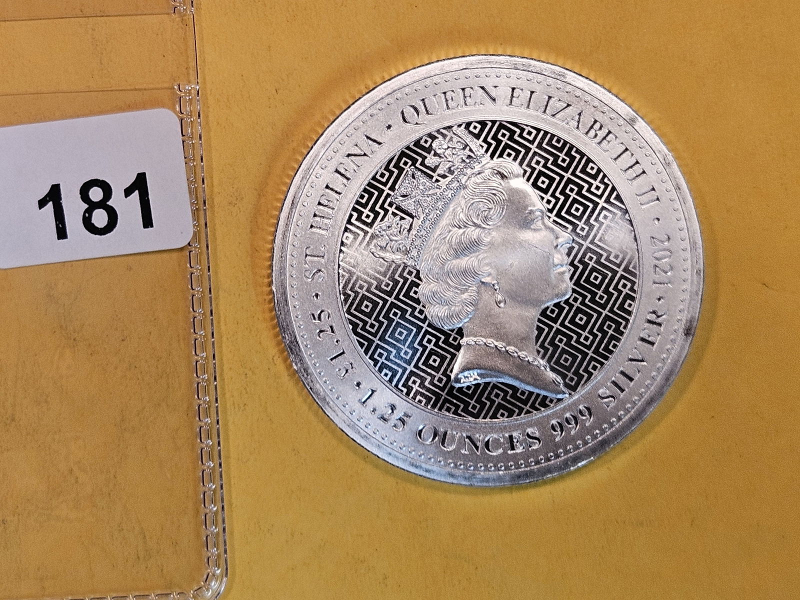 GEM 2021 St Helena silver 1.25 pound coin (1 of 2)