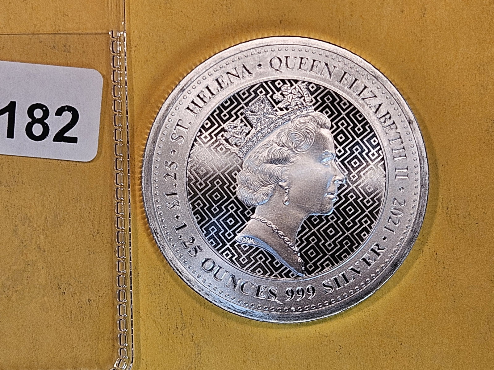 GEM 2021 St Helena silver 1.25 pound coin (1 of 2)