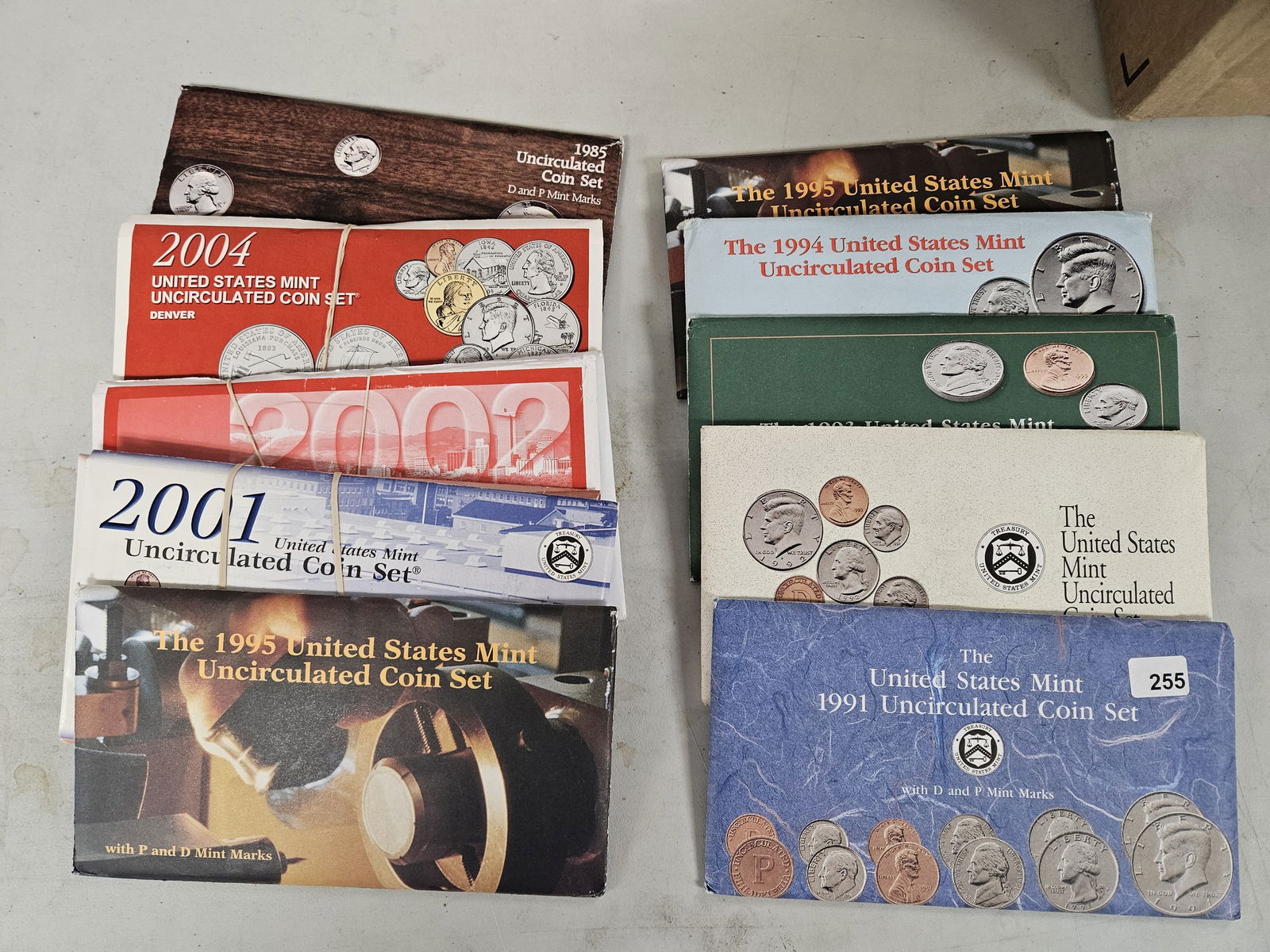 Ten mixed US Mint Sets (1 of 1)