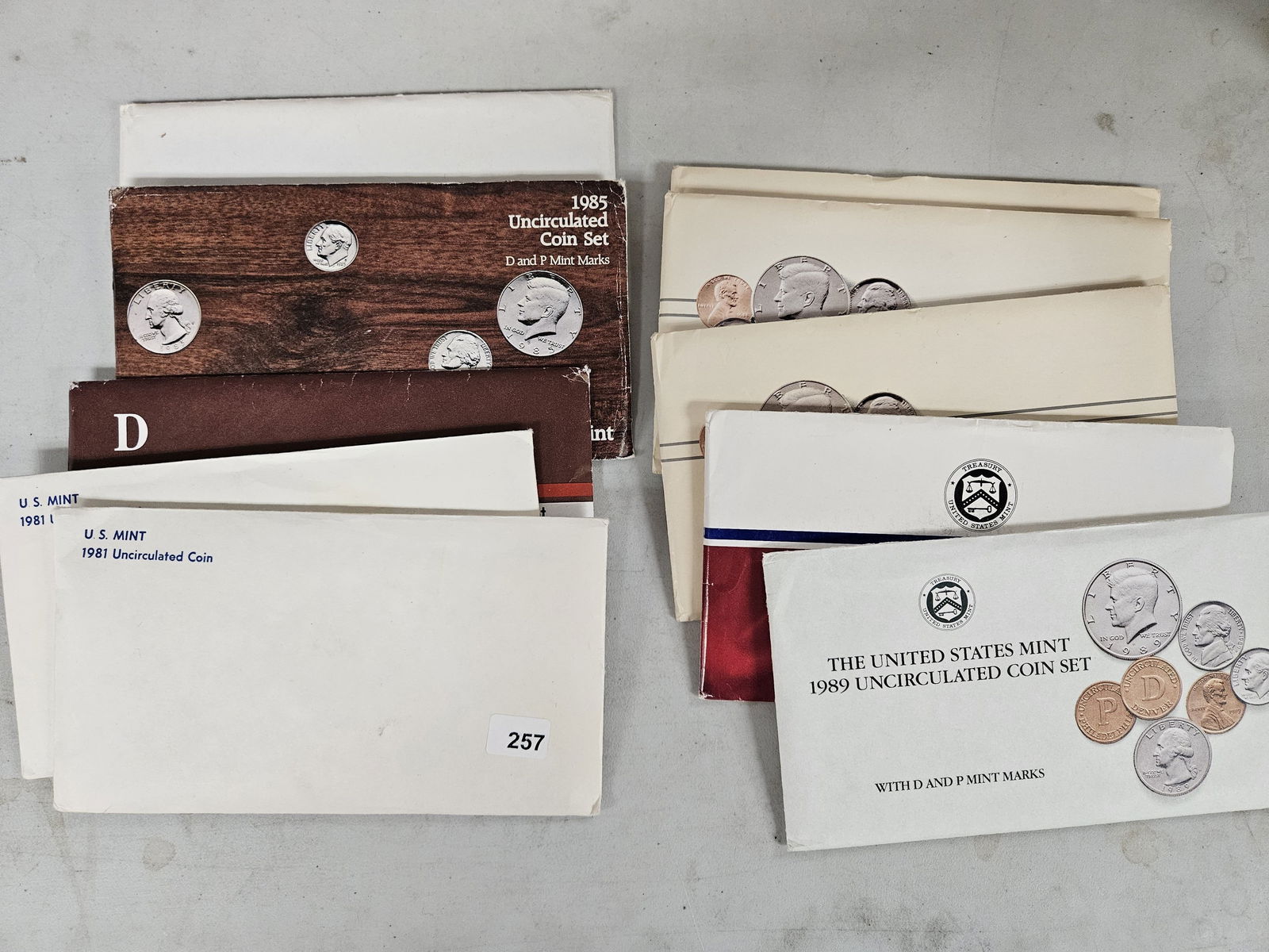 Ten mixed US Mint Sets (1 of 1)