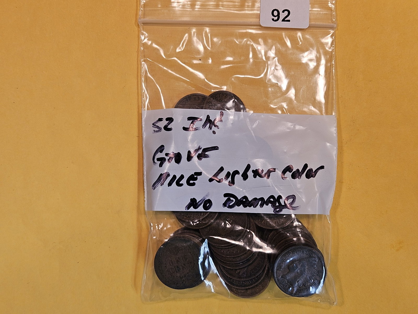Fifty-two Indian Cents (1 of 2)