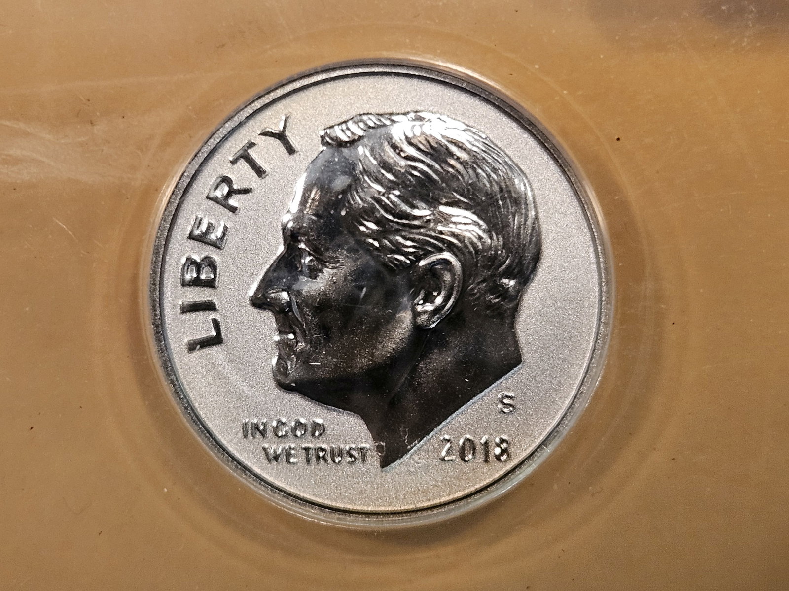 PERFECT! ANACS 2018-S Silver Reverse Proof Roosevelt Dime in RP 70 Deep Cameo (1 of 4)