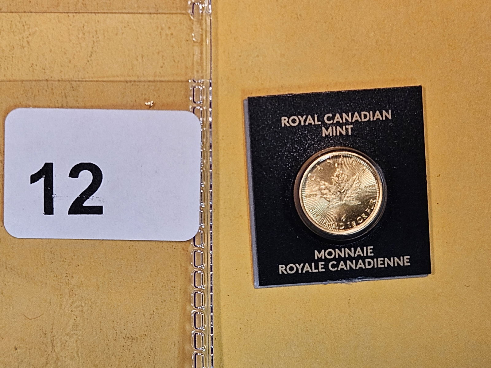 GOLD! GEM Brilliant Uncirculated 2023 Canada GOLD 50 cents (1 of 2)