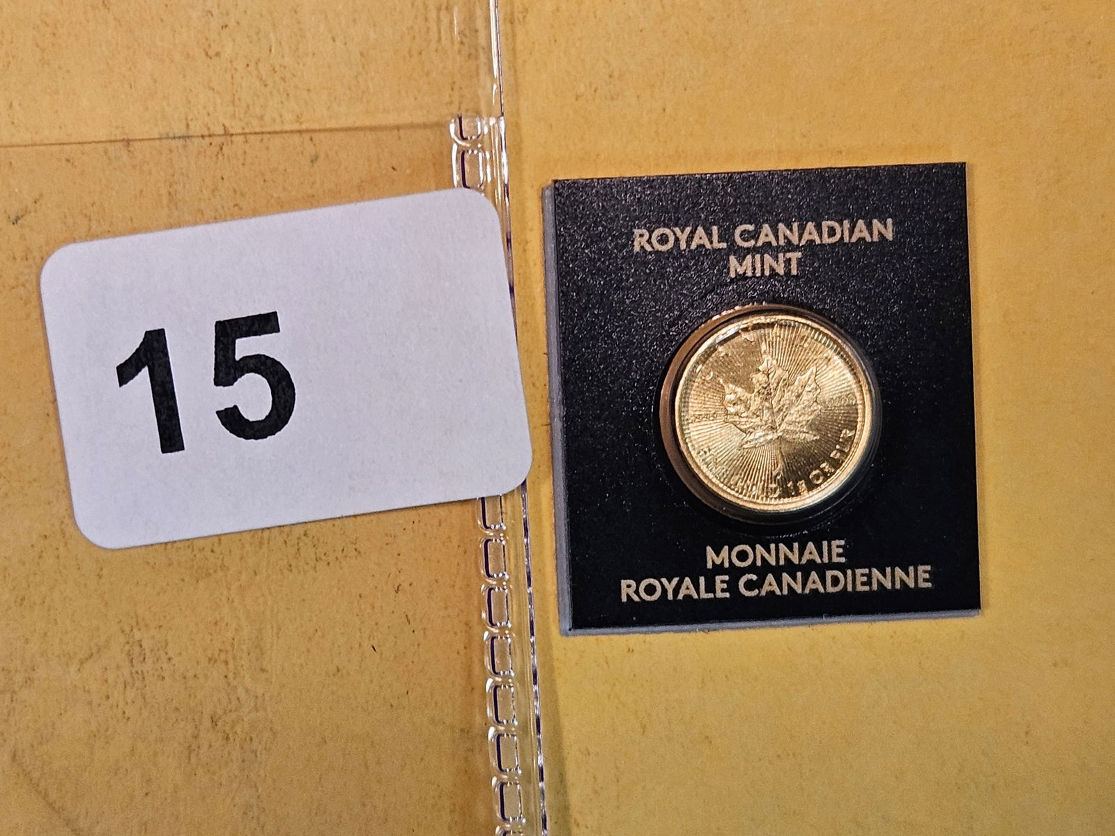 GOLD! GEM Brilliant Uncirculated 2023 Canada GOLD 50 cents (1 of 2)