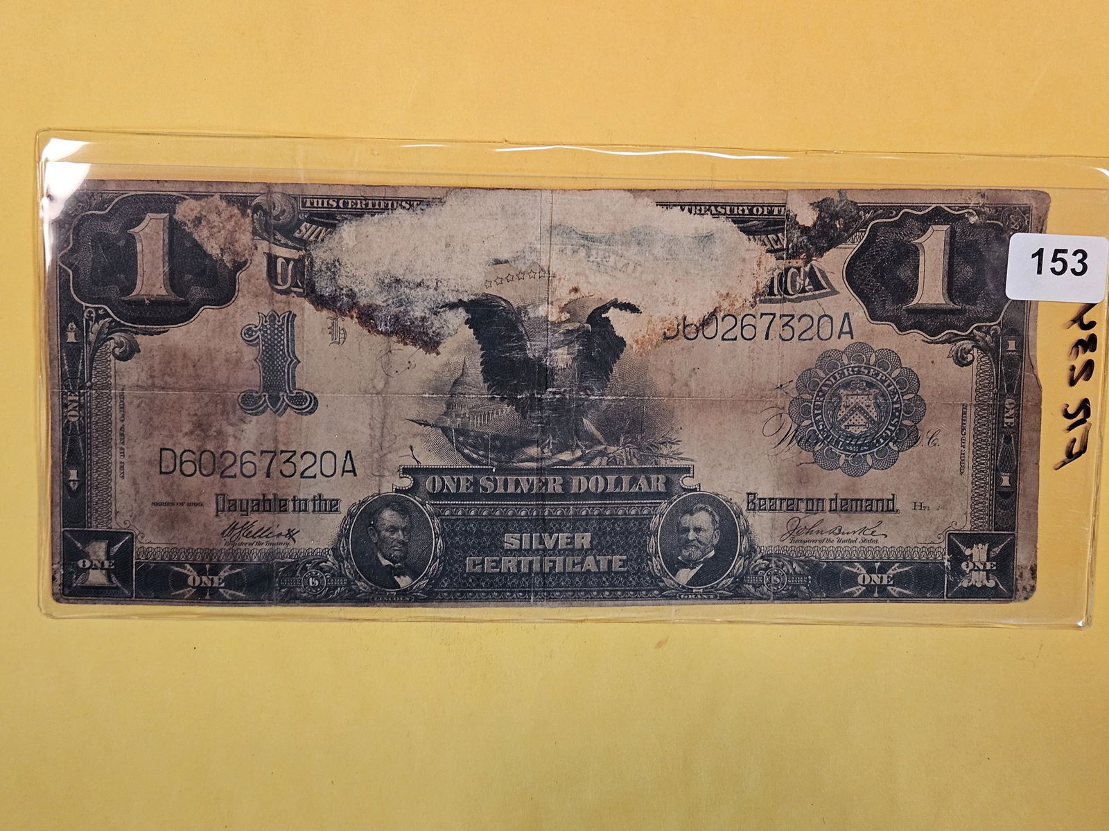 1899 Large Size One Dollar Silver Certificate (1 of 2)