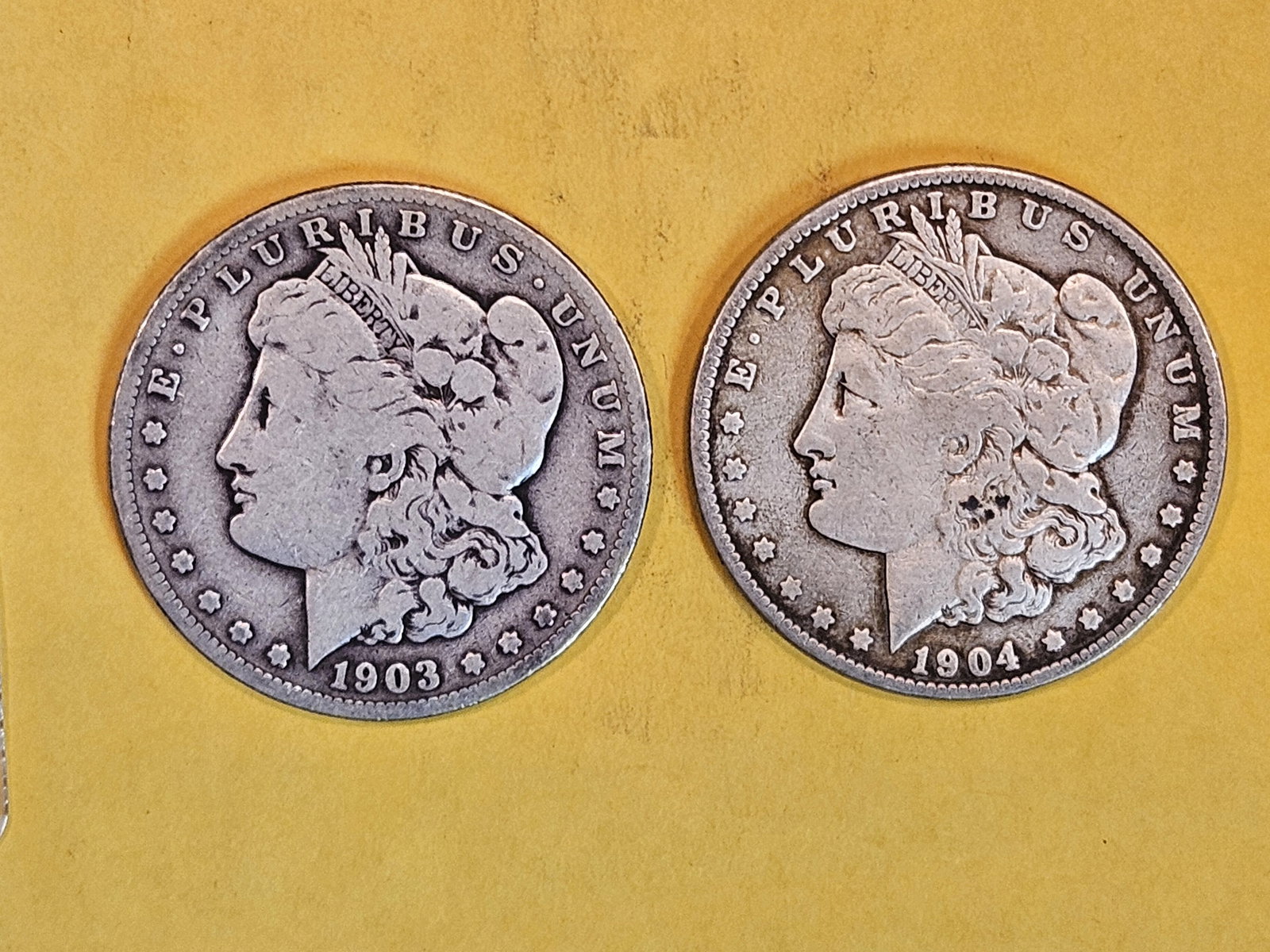 Two Semi-Key 1903-S and 1904-S Morgan Dollars (1 of 3)