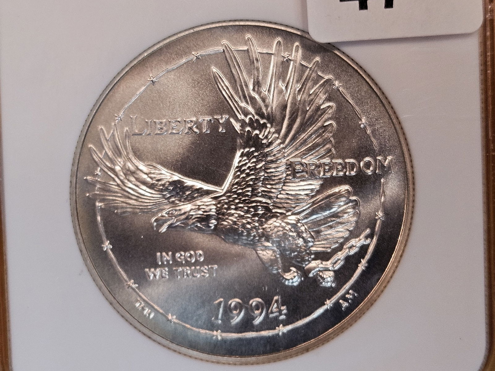 Superb GEM! NGC 1994-W POW Museum Commemorative Silver Dollar (1 of 3)