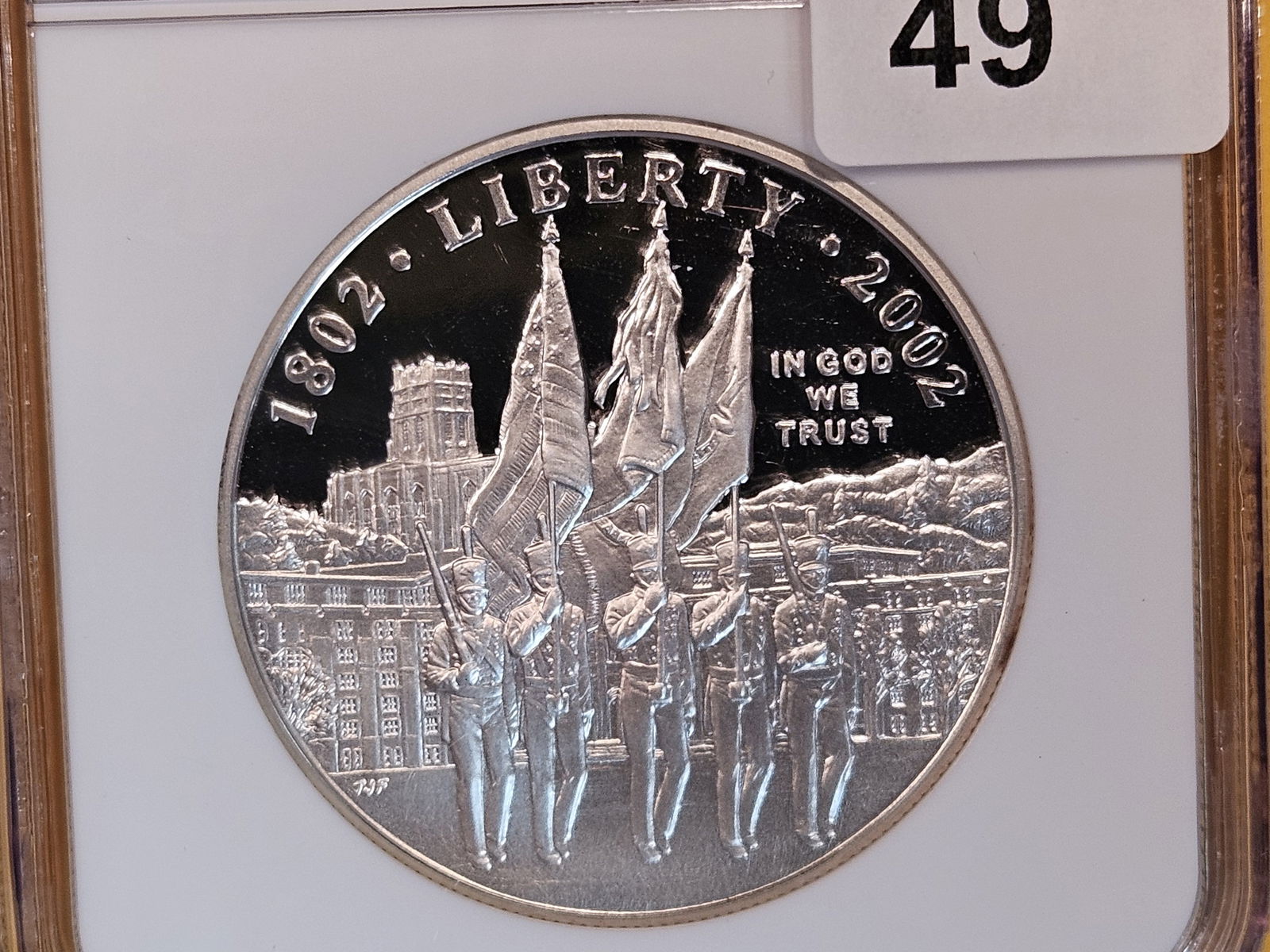 PERFECT! NGC 2002-W West Point Commemorative Silver Dollar in Proof 70 Ultra Cameo (1 of 3)