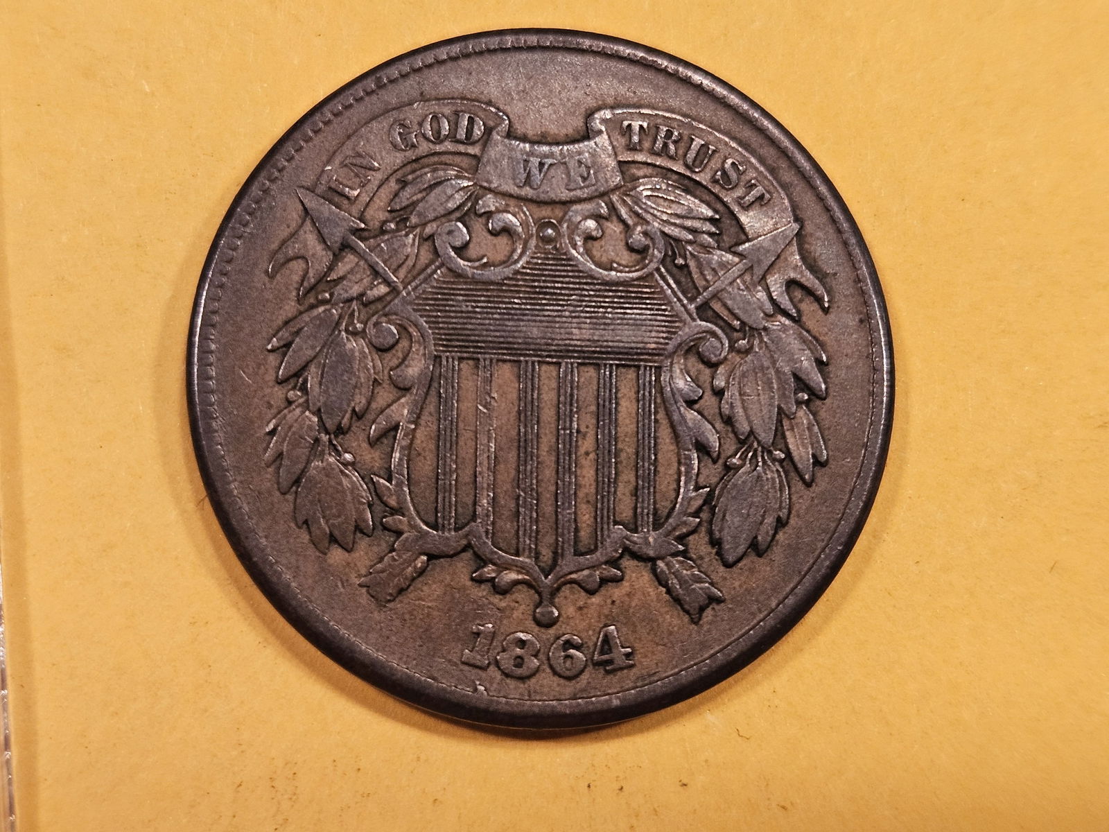 1864 Two Cent Piece (1 of 5)