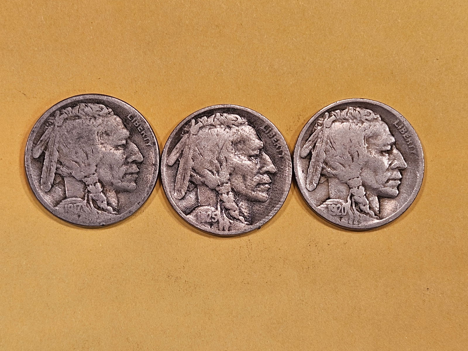 Three little better Buffalo Nickels in Fine (1 of 3)