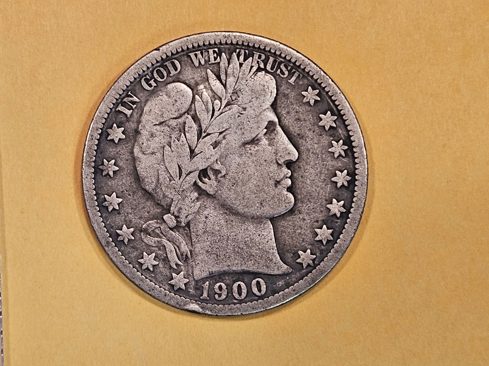 Better Date 1900-O Barber Half Dollar (1 of 3)