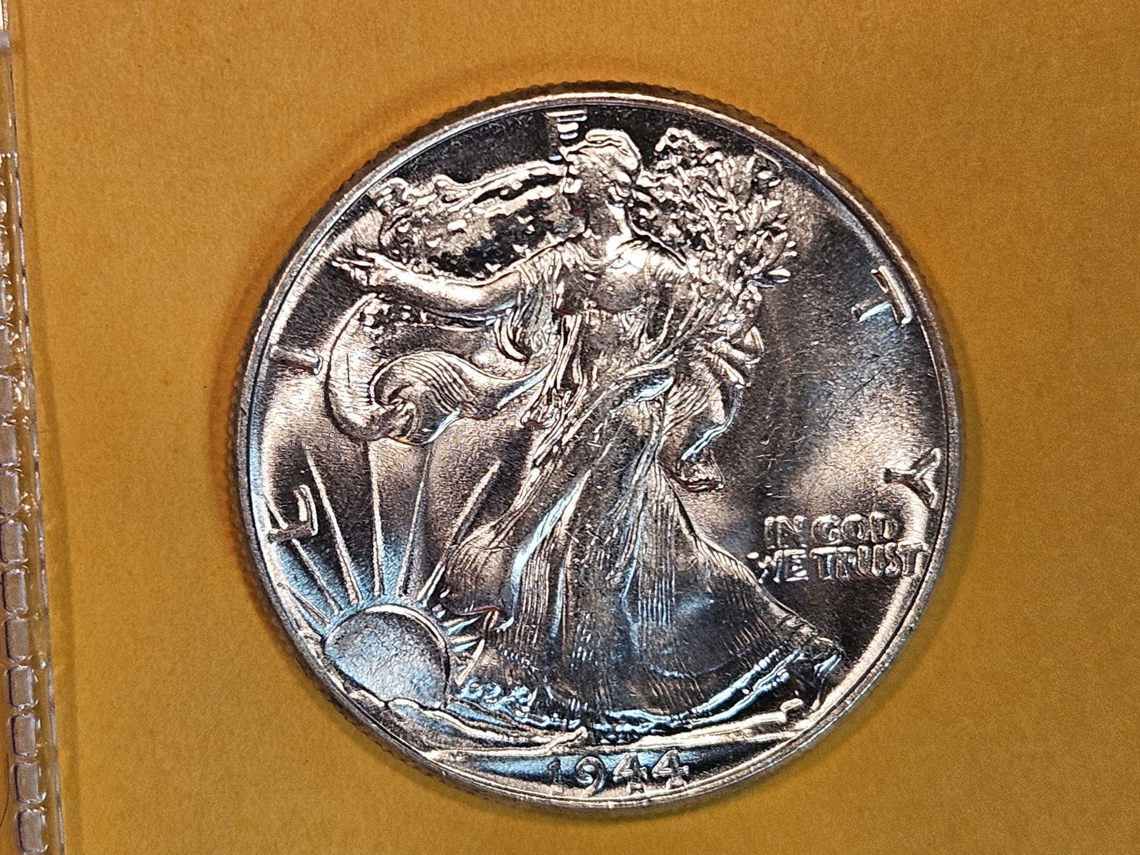 Choice Brilliant Uncirculated 1944 Walking Liberty Half Dollar (1 of 6)