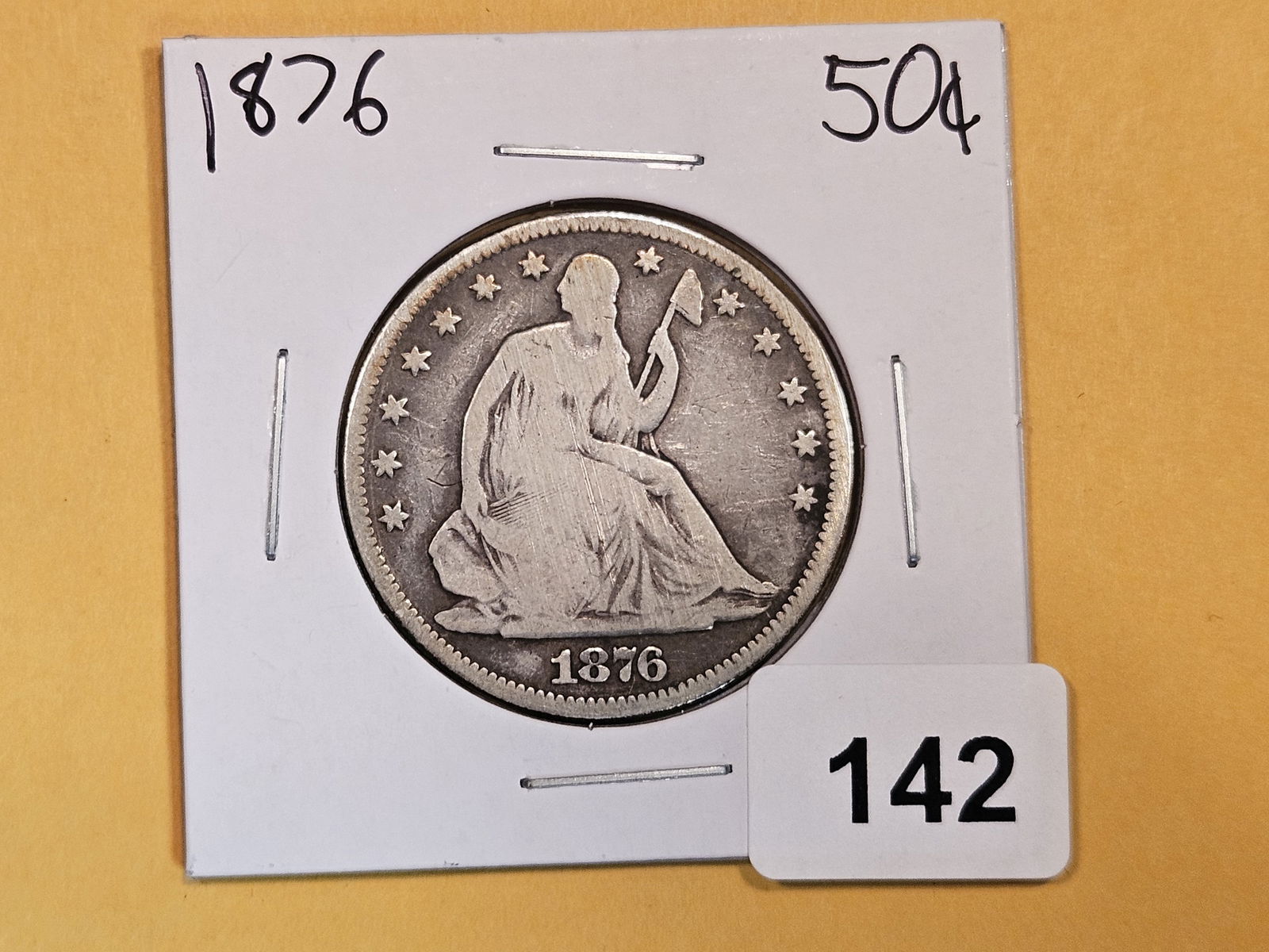 1876 Seated Liberty Half Dollar (1 of 2)