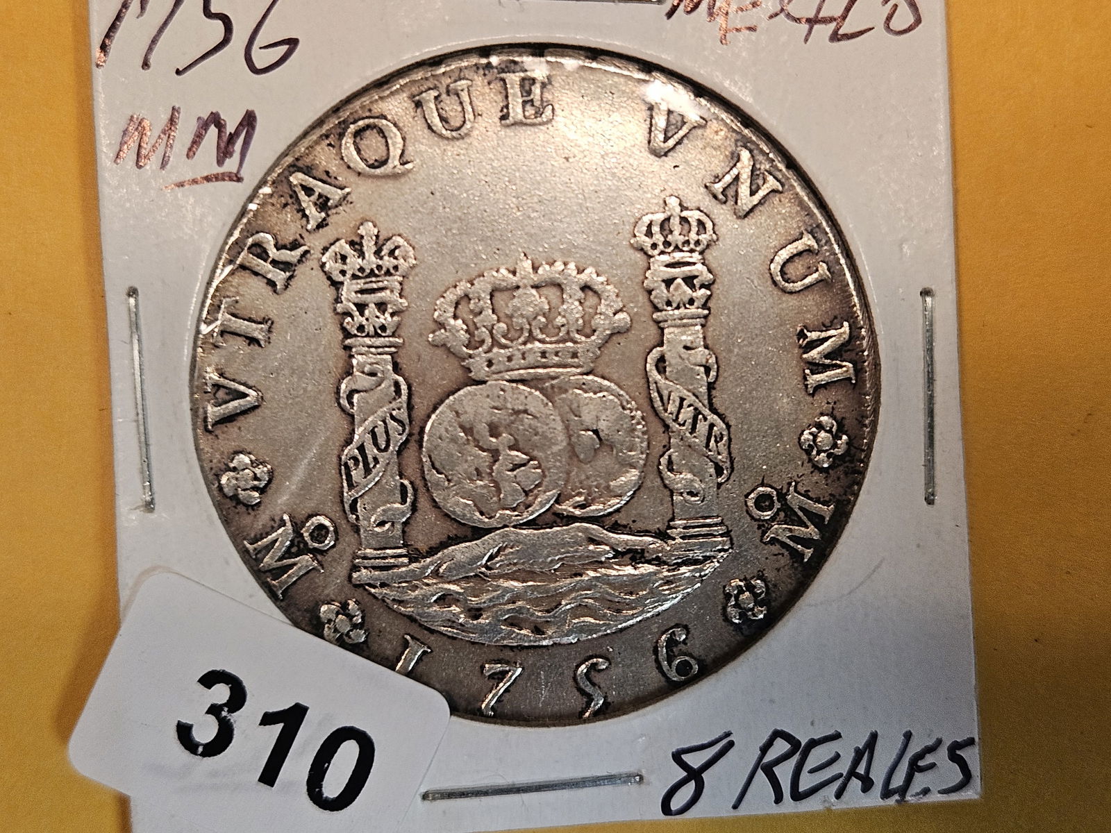 1756 Mexico silver 8 reals (1 of 3)