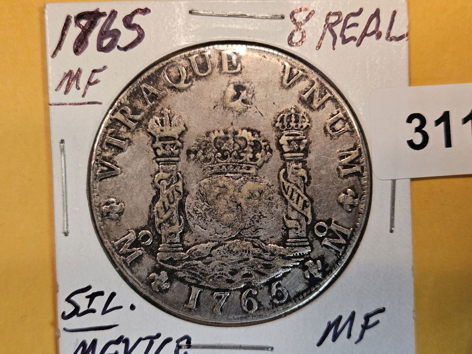 1765 mf Mexico silver 8 reals (1 of 4)