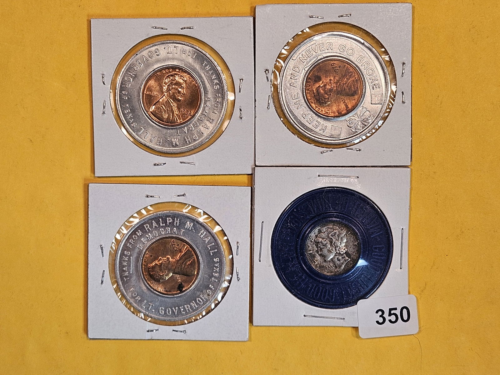 Four nice Encased coins (1 of 5)