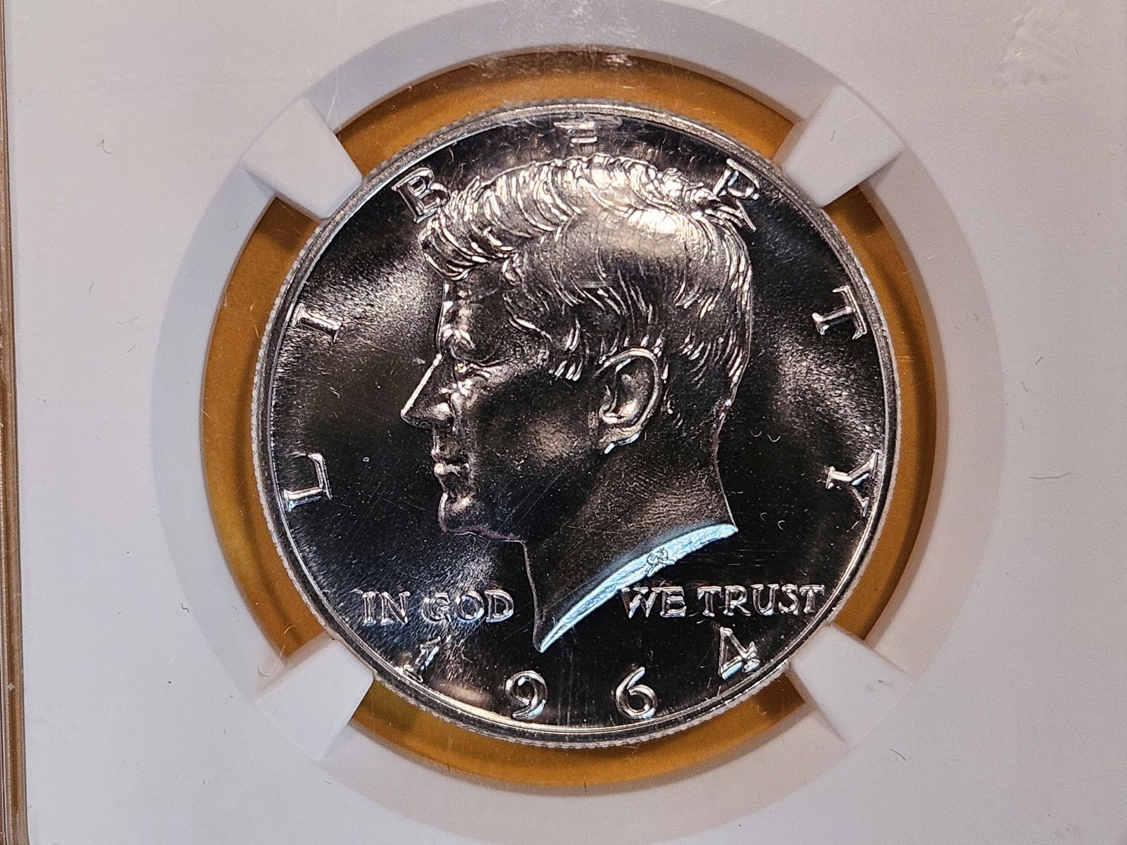SUPERB GEM! NGC 1964 Silver Kennedy Half Dollar in Proof 68 (1 of 3)