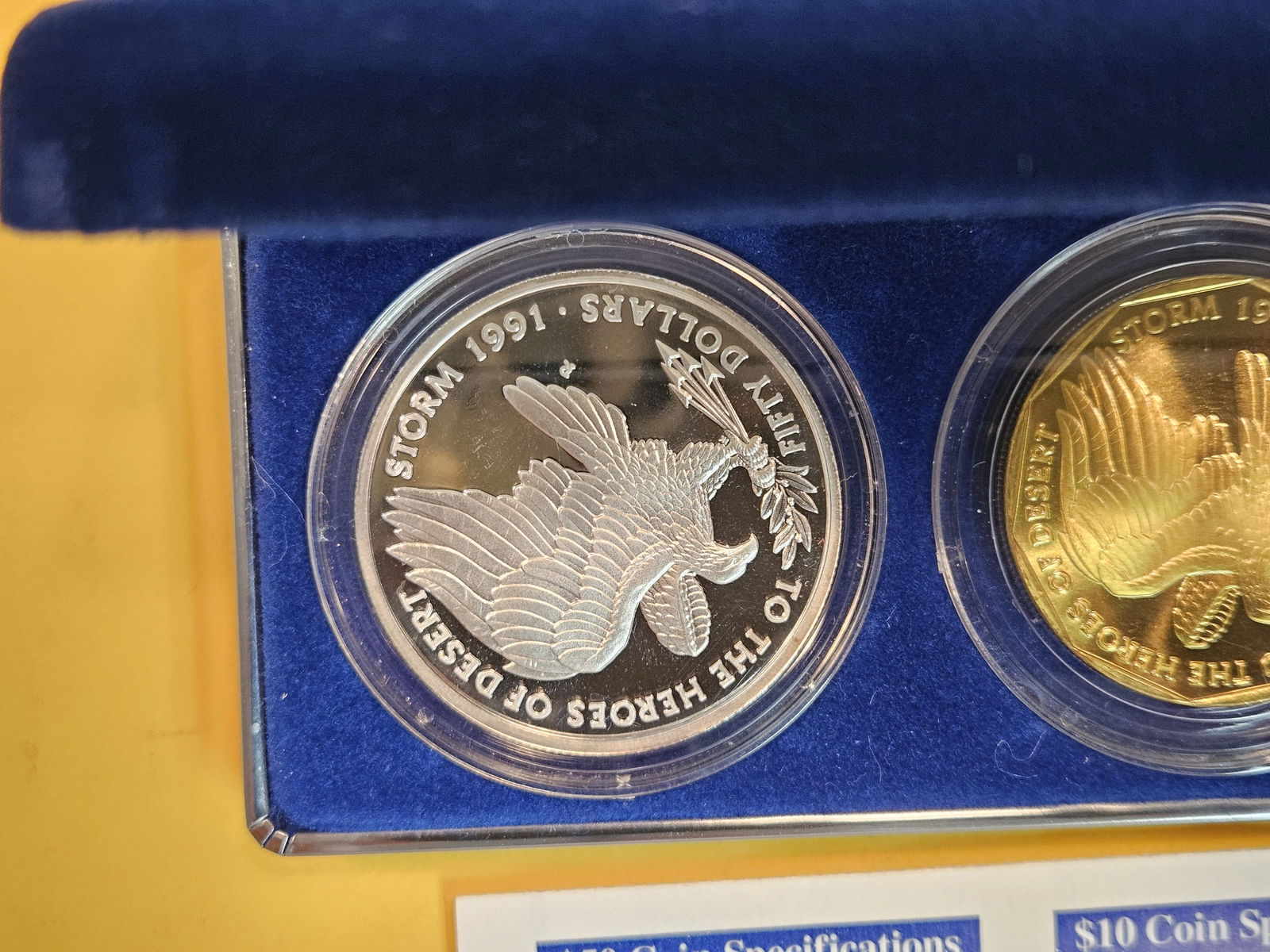 Heroes of Desert Storm Commemorative Coin Set (1 of 4)