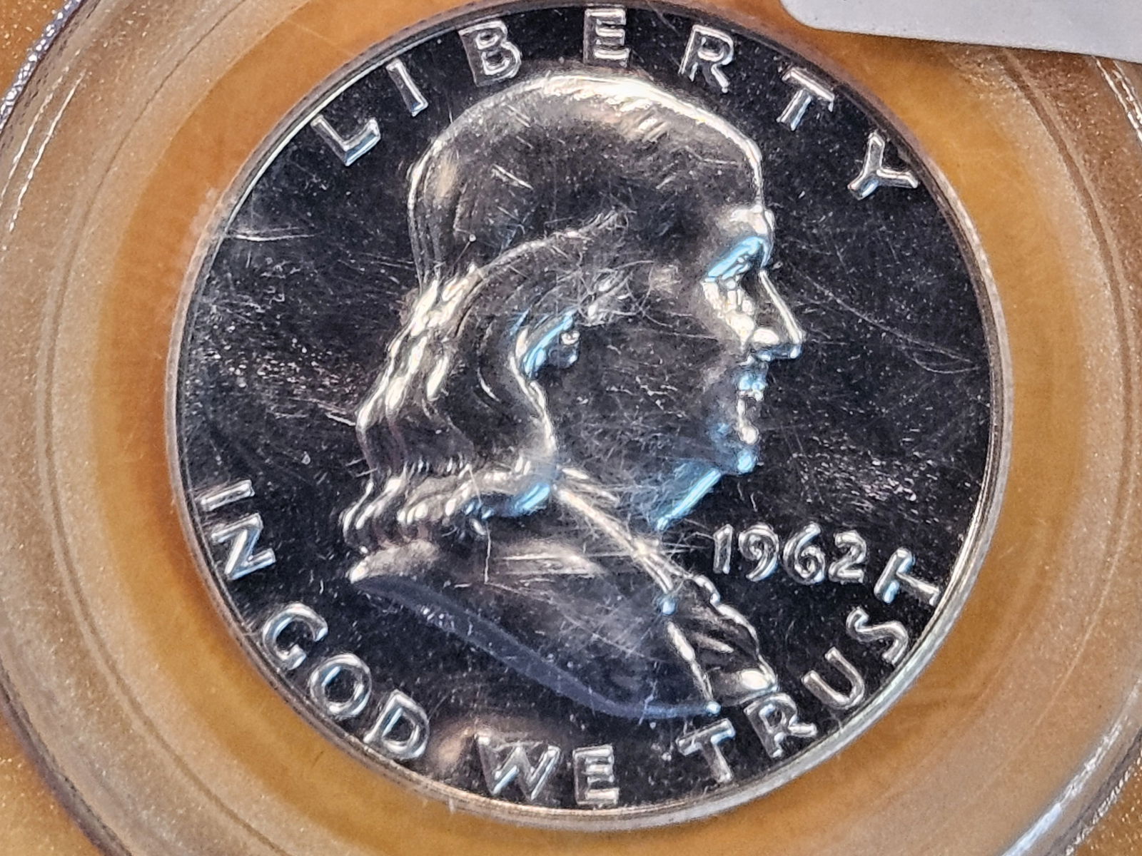 PCGS 1962 Franklin Half Dollar in Proof 68 (1 of 3)