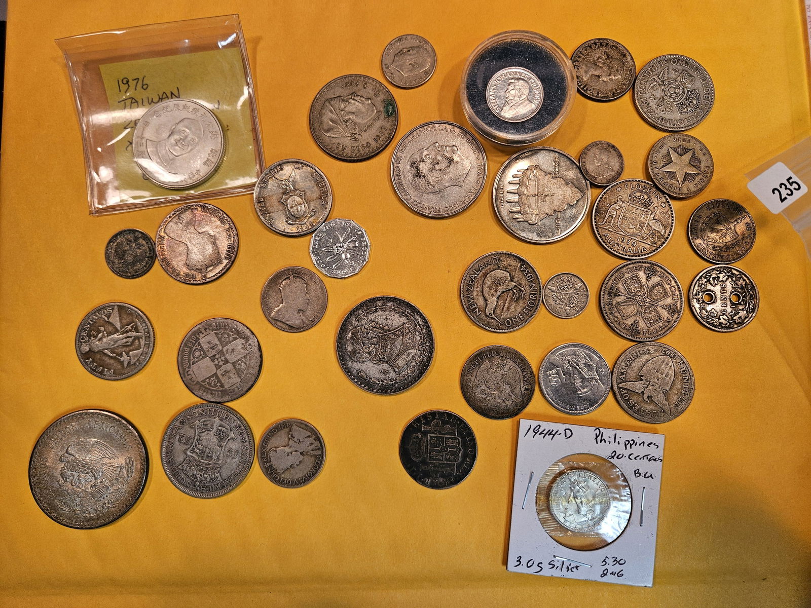 Nice sized bag of Silver World Coins (1 of 2)