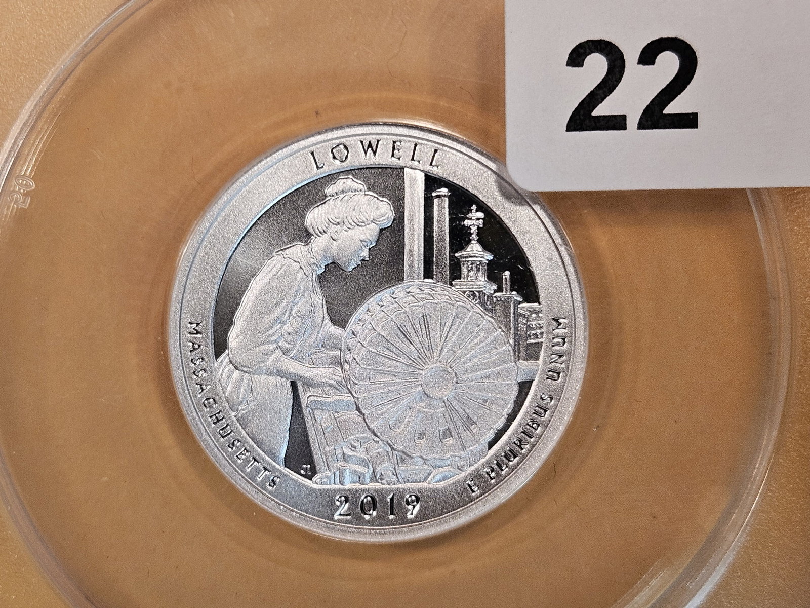 PERFECT! ANACS 2019-S SILVER Washington Quarter in Proof 70 Deep Cameo (1 of 3)