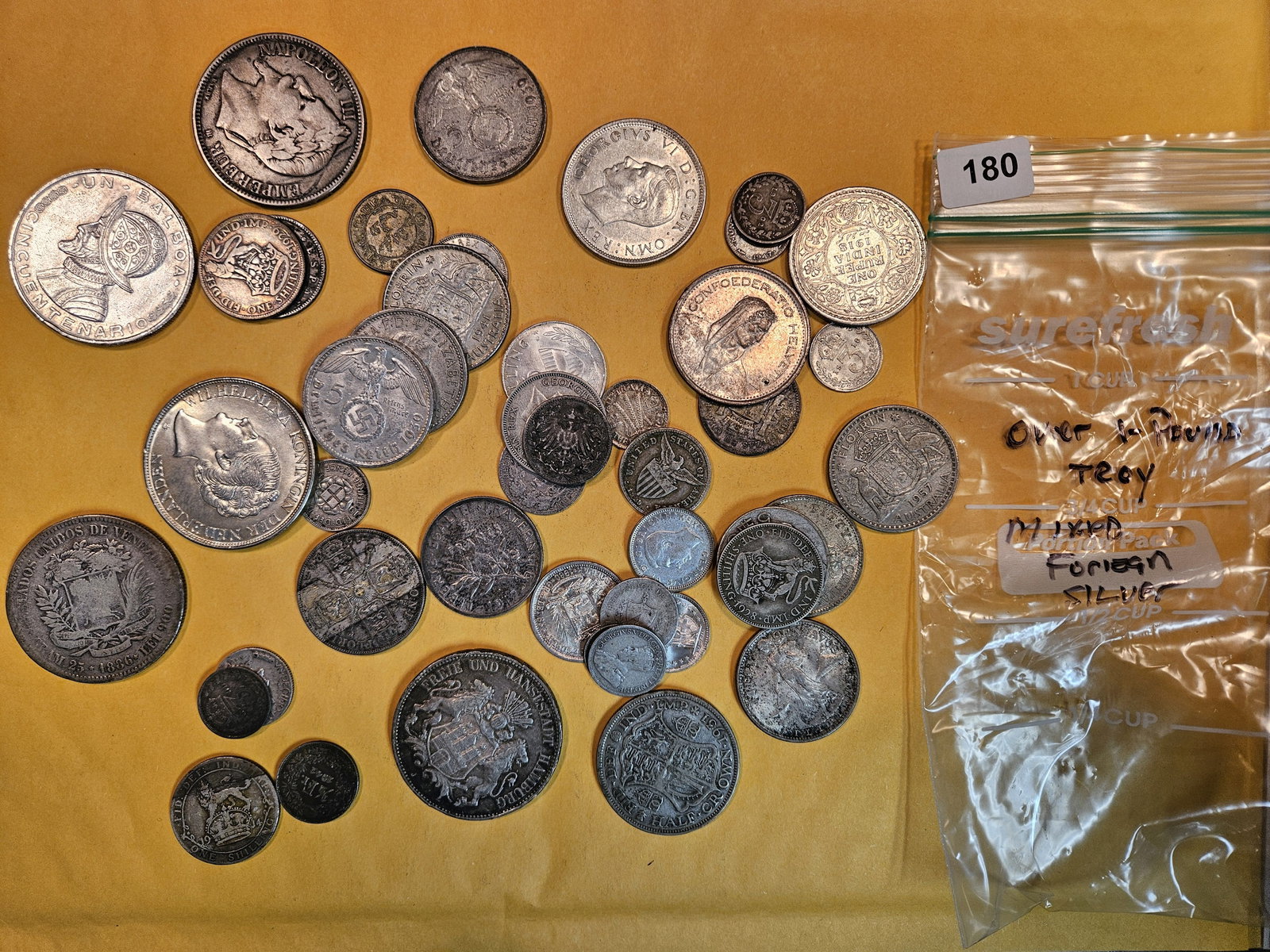 BIG OLE MAMMA JAMMA Bag of SILVER world coins! (1 of 6)