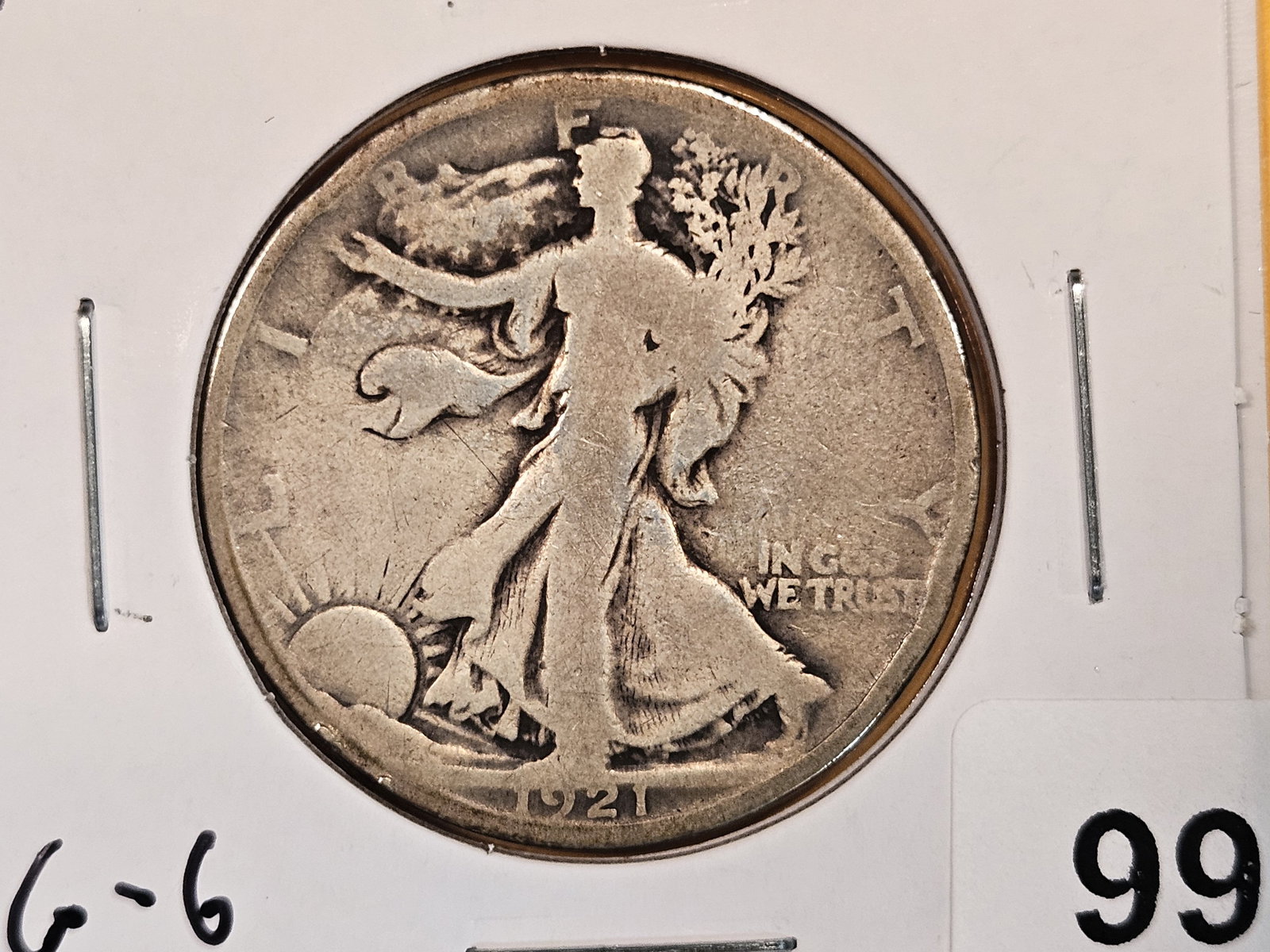 * KEY DATE 1921 Walking Liberty Half Dollar (1 of 3)