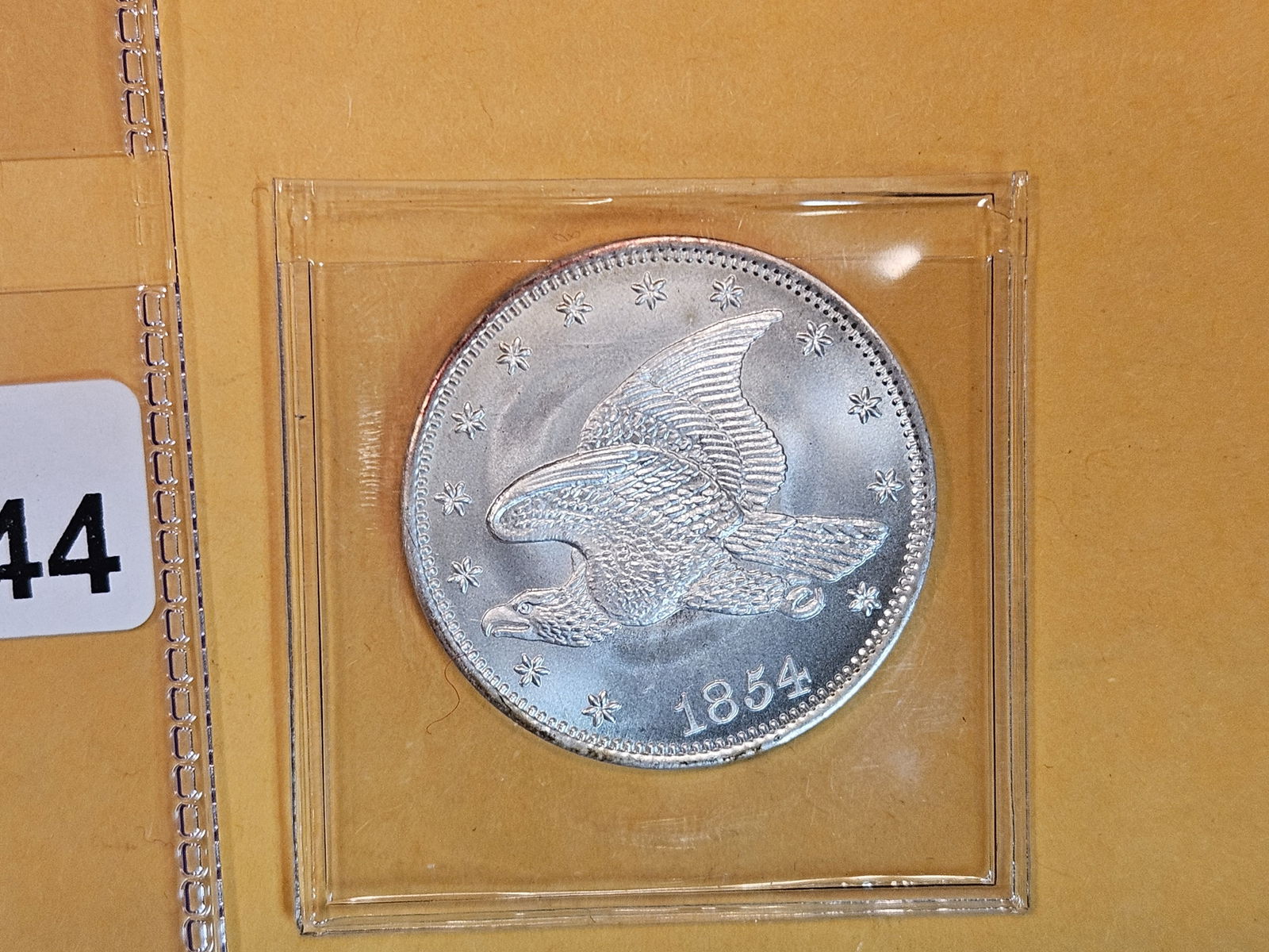 GEM Silver 1854 Flying Eagle Pattern Cent (1 of 4)