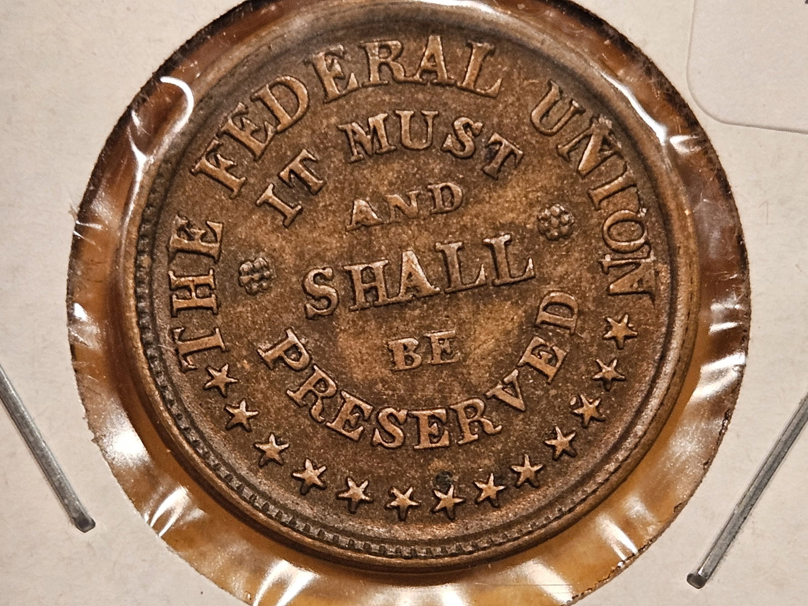 Civil War Token in About Uncirculated: Army and Navy
