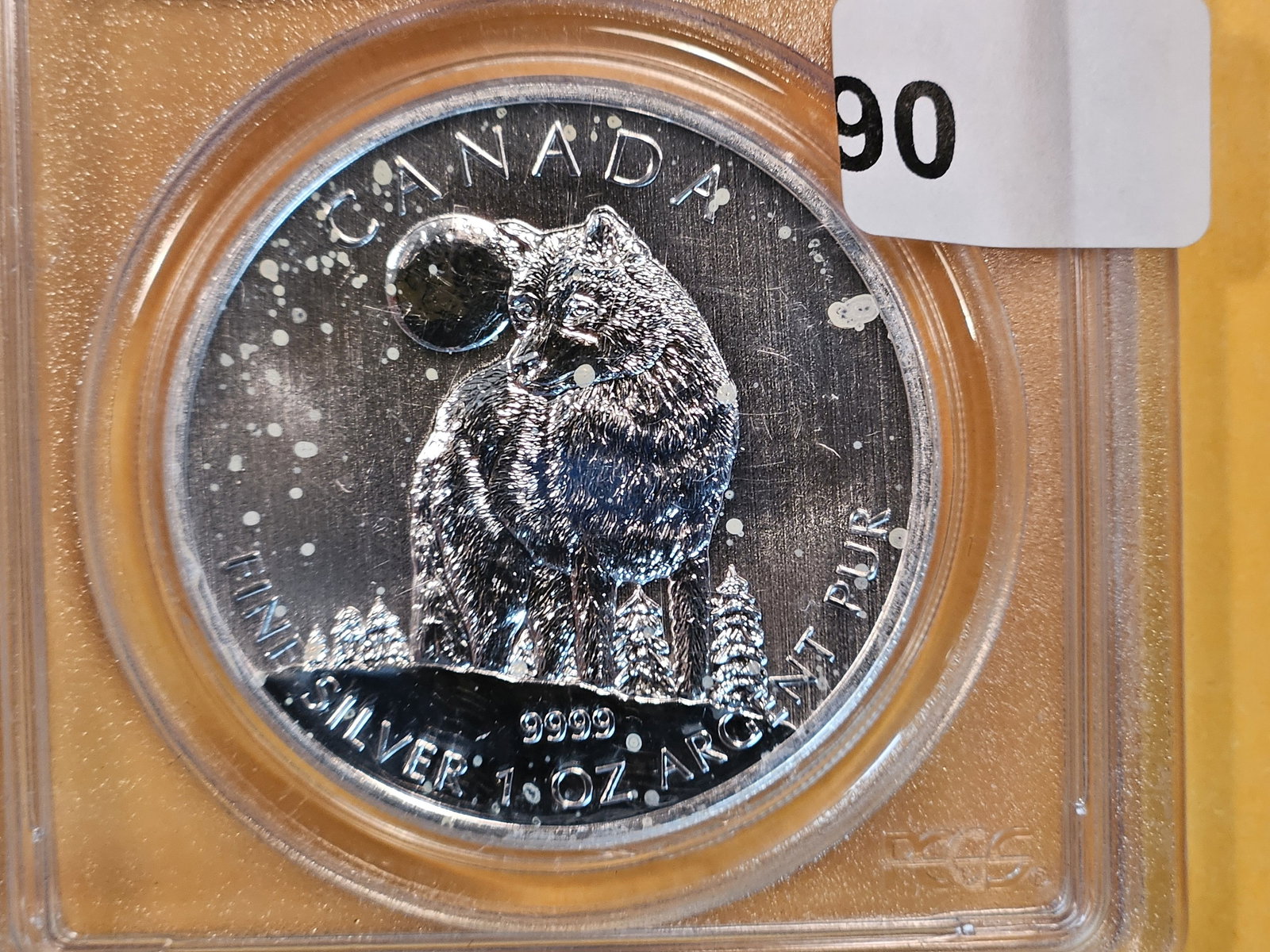 PCGS 2011 Canada Silver Five Dollars in Mint State 67 (1 of 3)