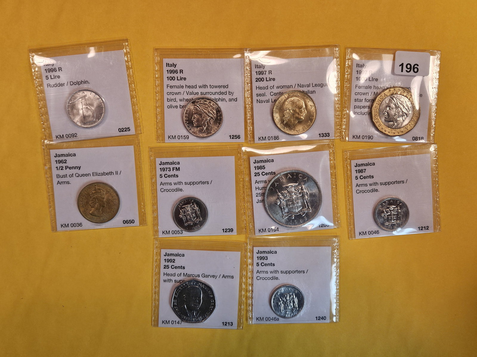 Ten Brilliant Uncirculated World Coins (1 of 4)