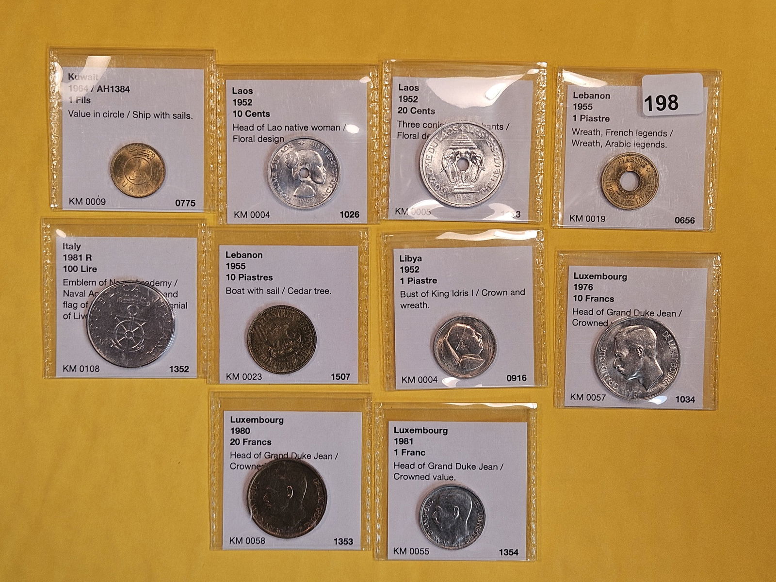 Ten Brilliant Uncirculated World Coins (1 of 4)