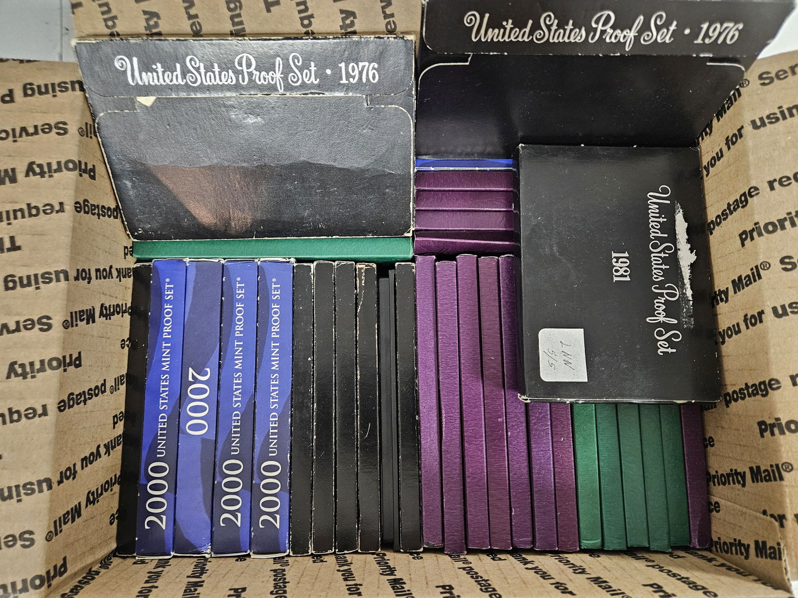 Forty mixed US Proof Sets in OGP (1 of 2)