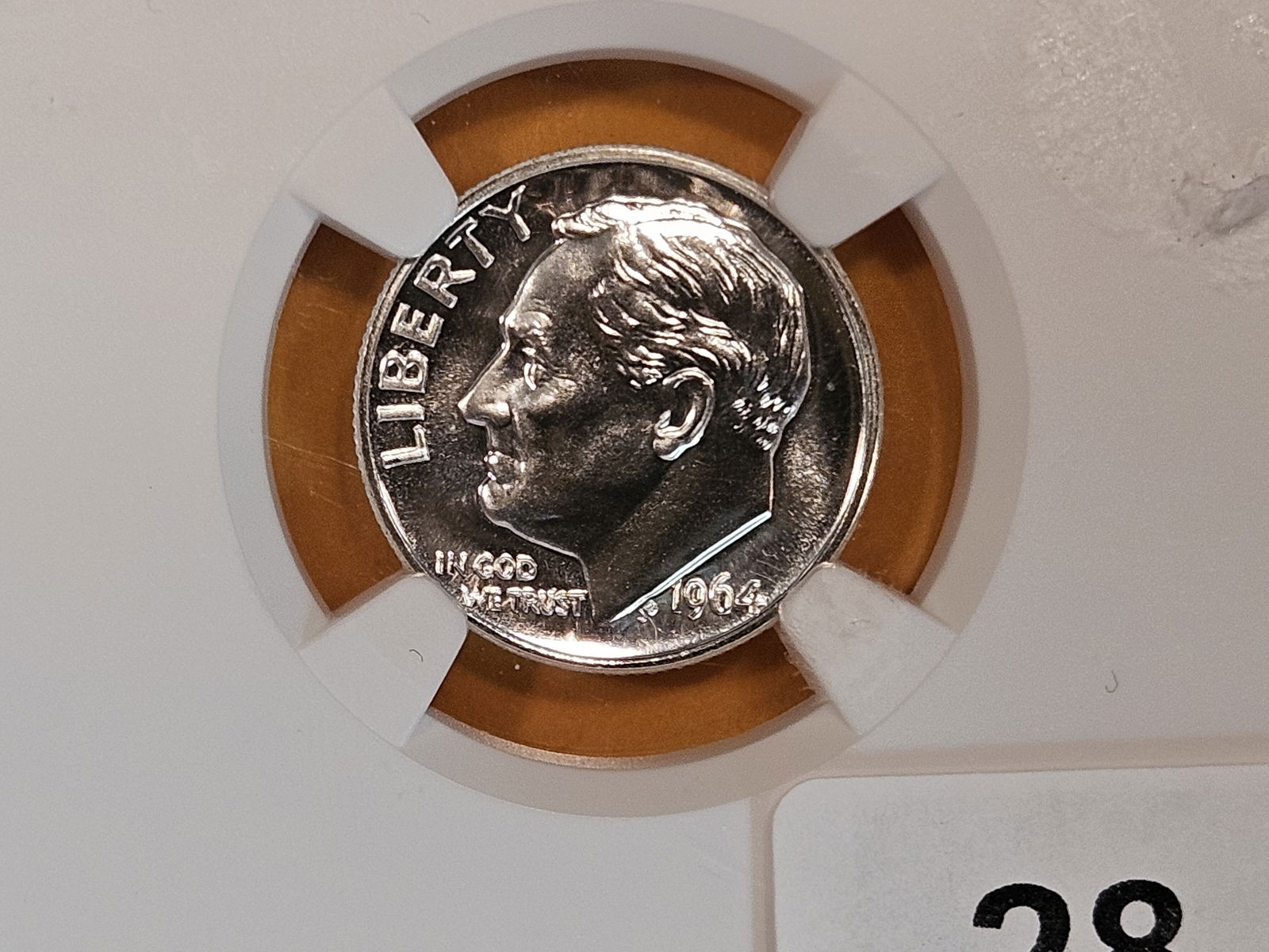 Superb GEM! NGC 1964 Roosevelt Dime in Proof 69 (1 of 3)
