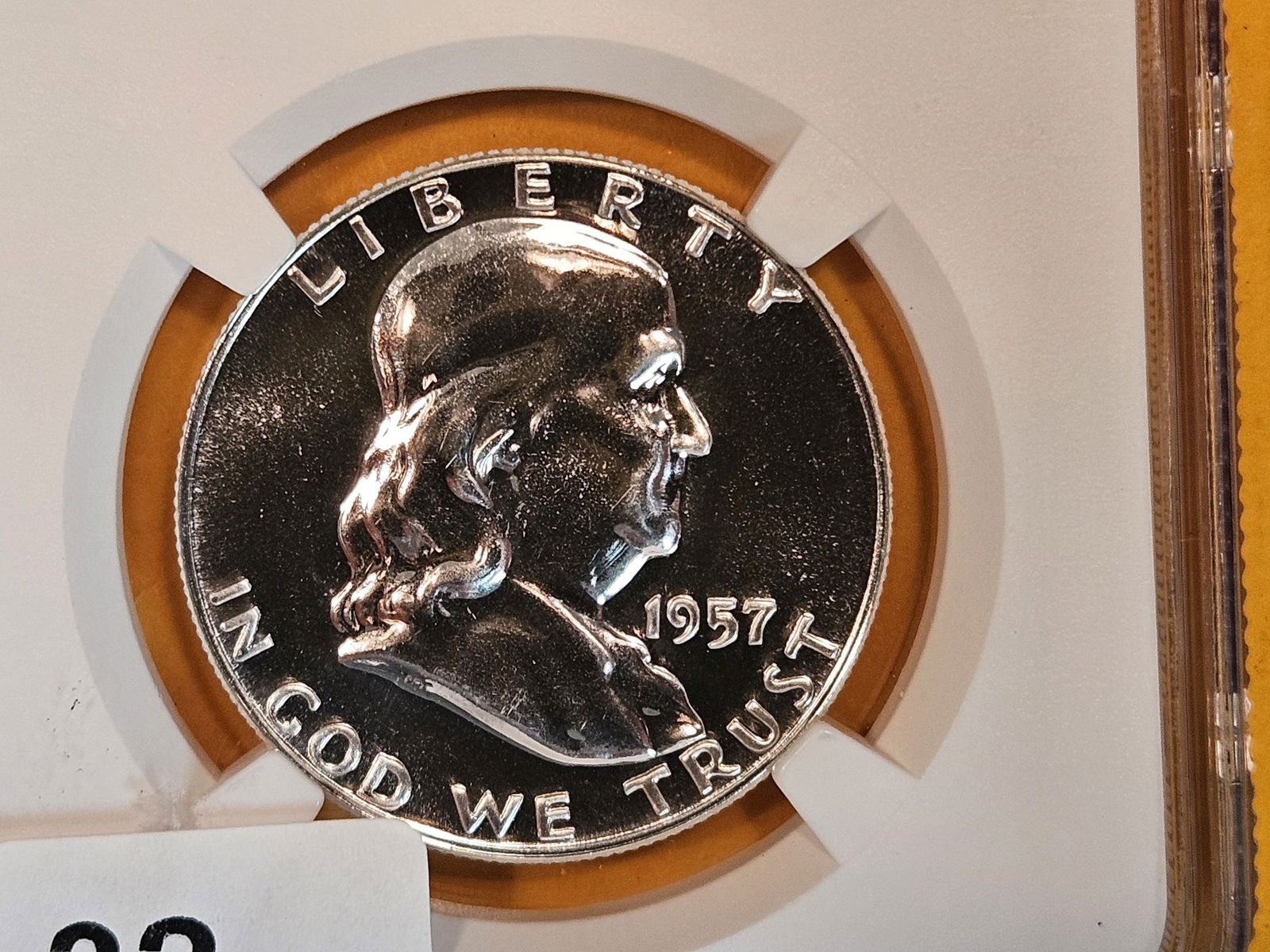 GEM! NGC 1957 Franklin half Dollar (1 of 3)