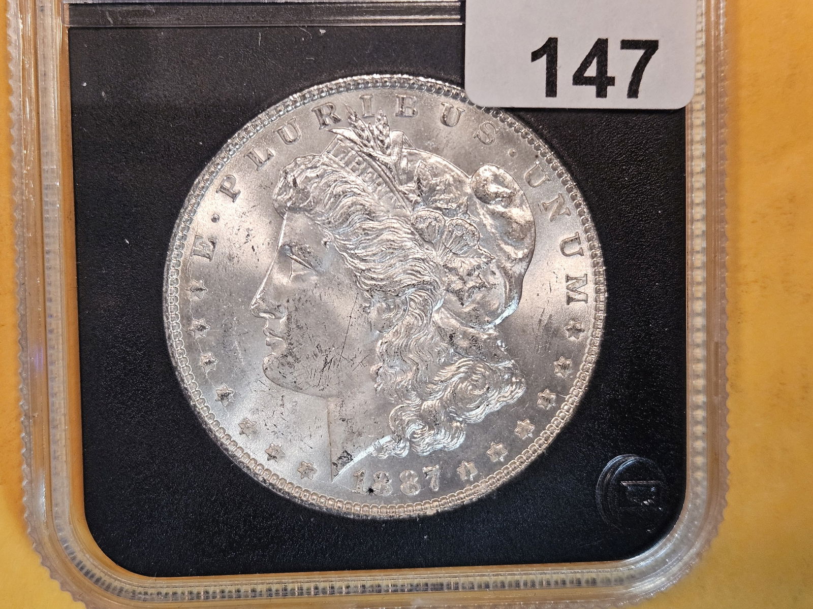 Brilliant Uncirculated 1887 Morgan Dollar (1 of 3)