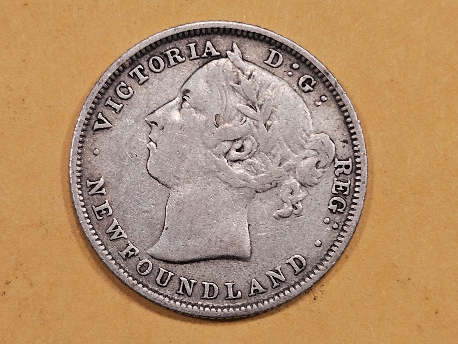 Key Date 1882-H Newfoundland silver 20 cents in Extra Fine (1 of 3)