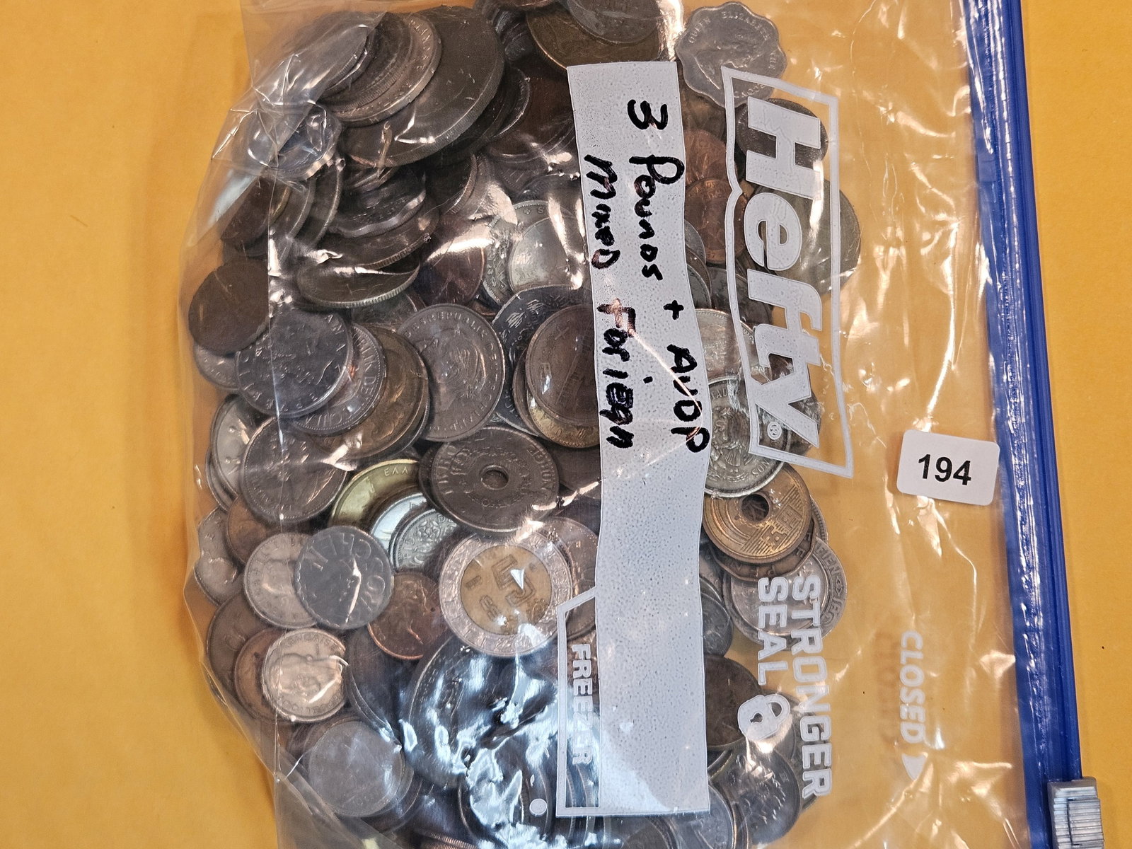 THREE POUNDS of mixed World coins (1 of 2)