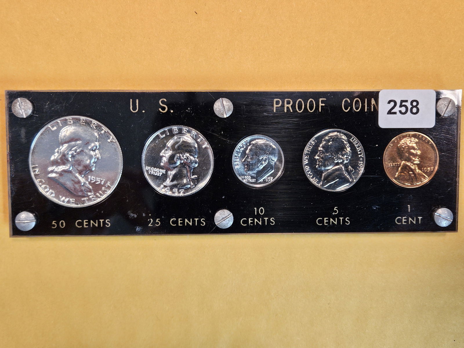 Purty 1957 US Silver Proof Set (1 of 6)