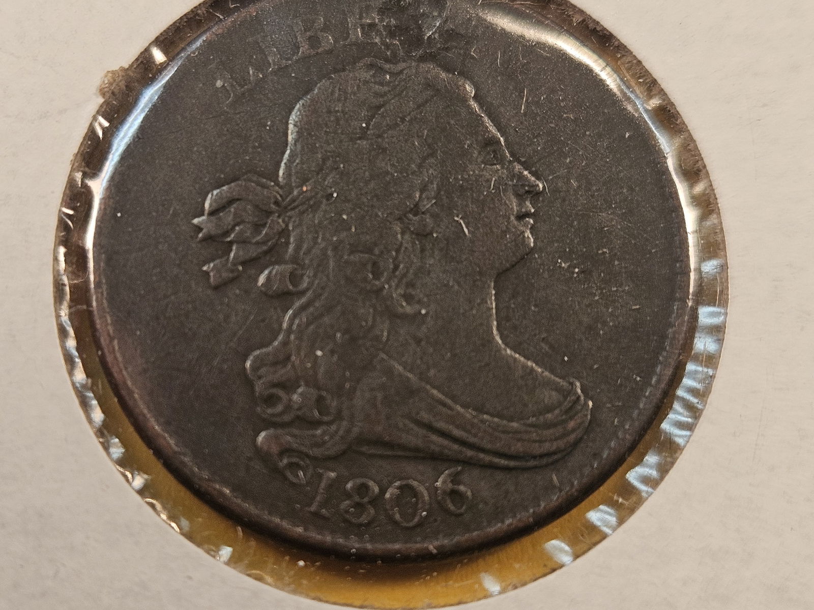 1806 Draped Bust Half Cent (1 of 4)