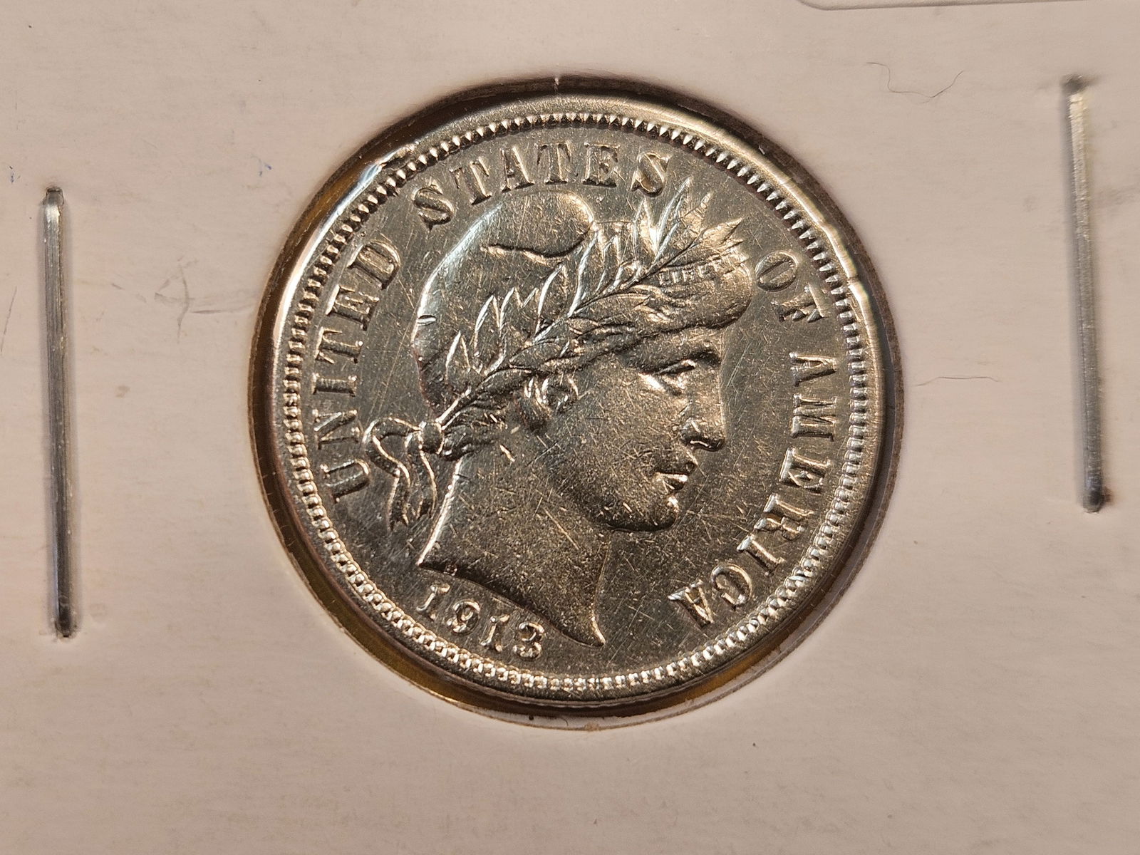 1913 Silver Barber Dime (1 of 4)