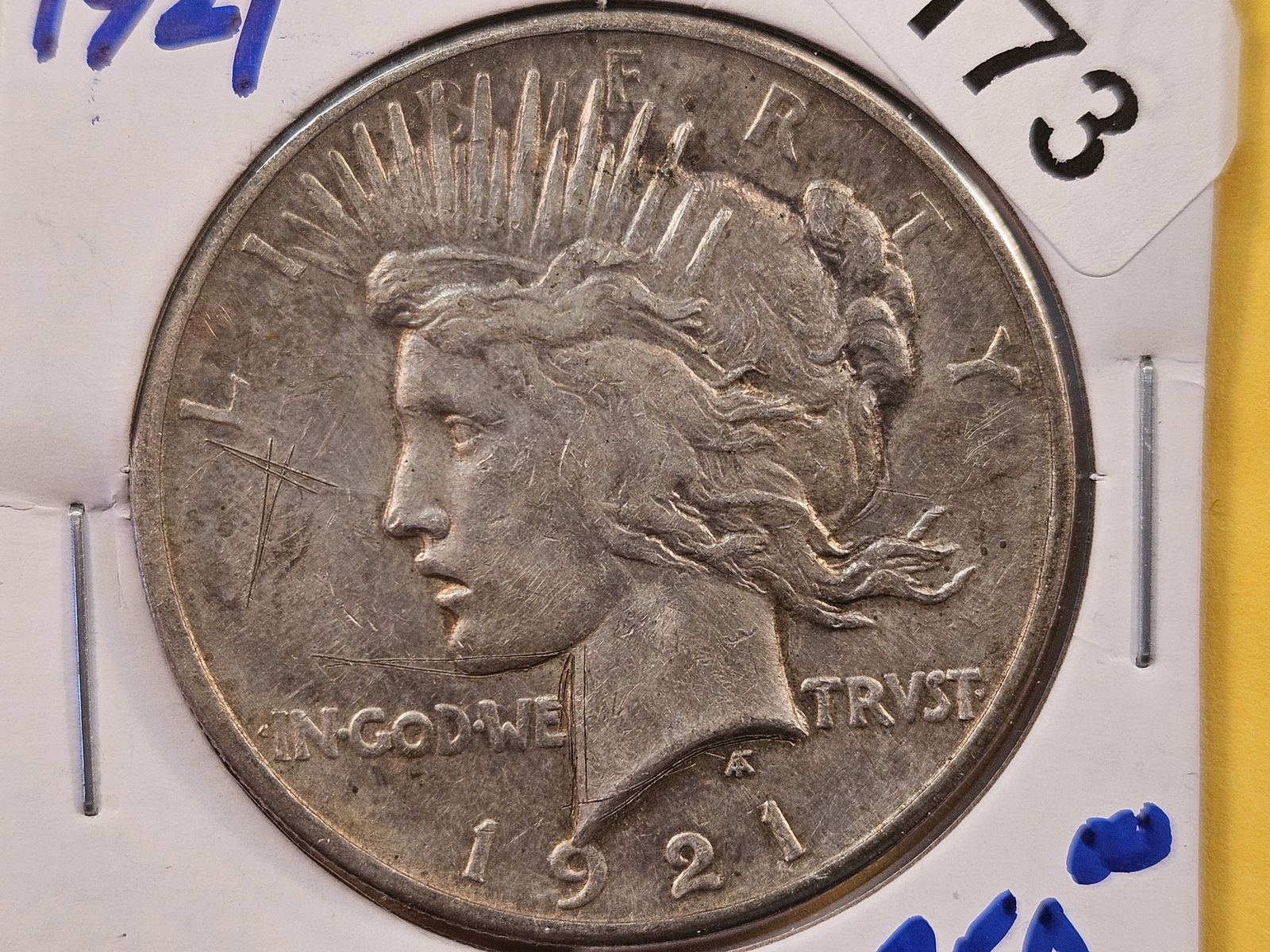 KEY DATE! 1921 Peace Silver Dollar (1 of 4)