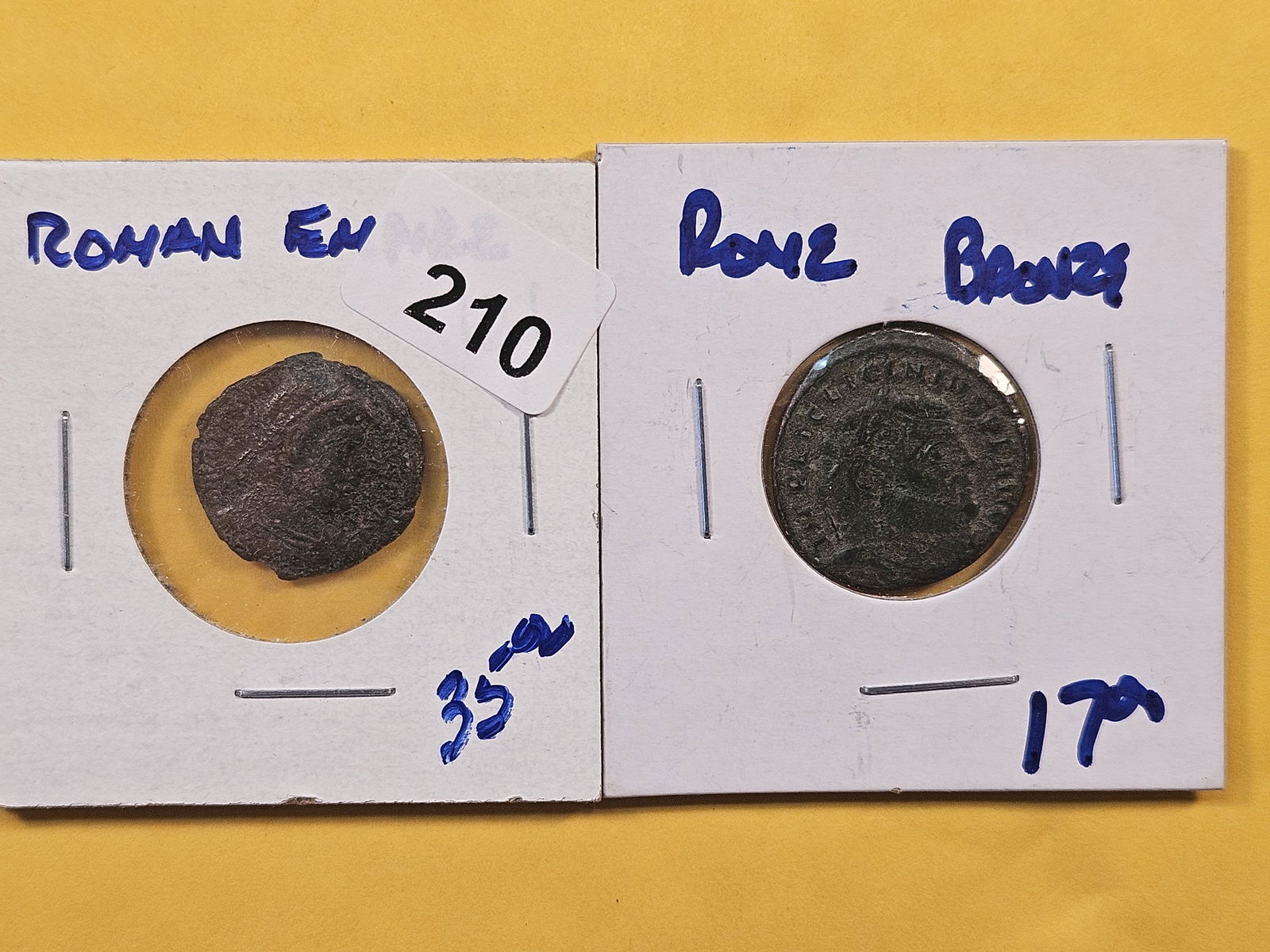 Two Roman Empire Bronze Coins (1 of 6)