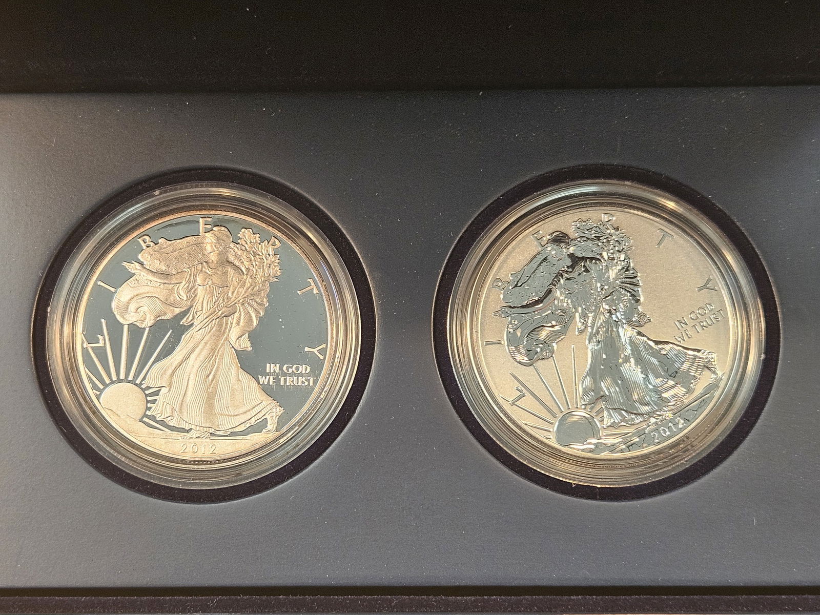 2012-S Silver American Eagle Two Coin Set (1 of 5)