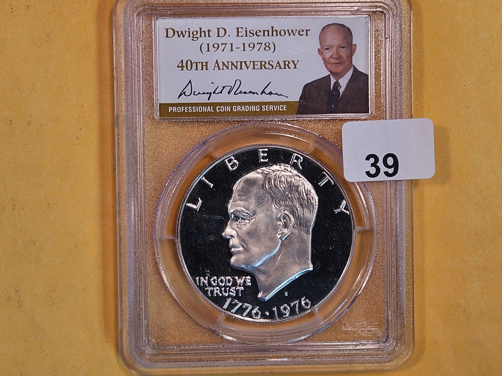 GEM! PCGS 1976-S Silver Eisenhower Dollar (1 of 2)