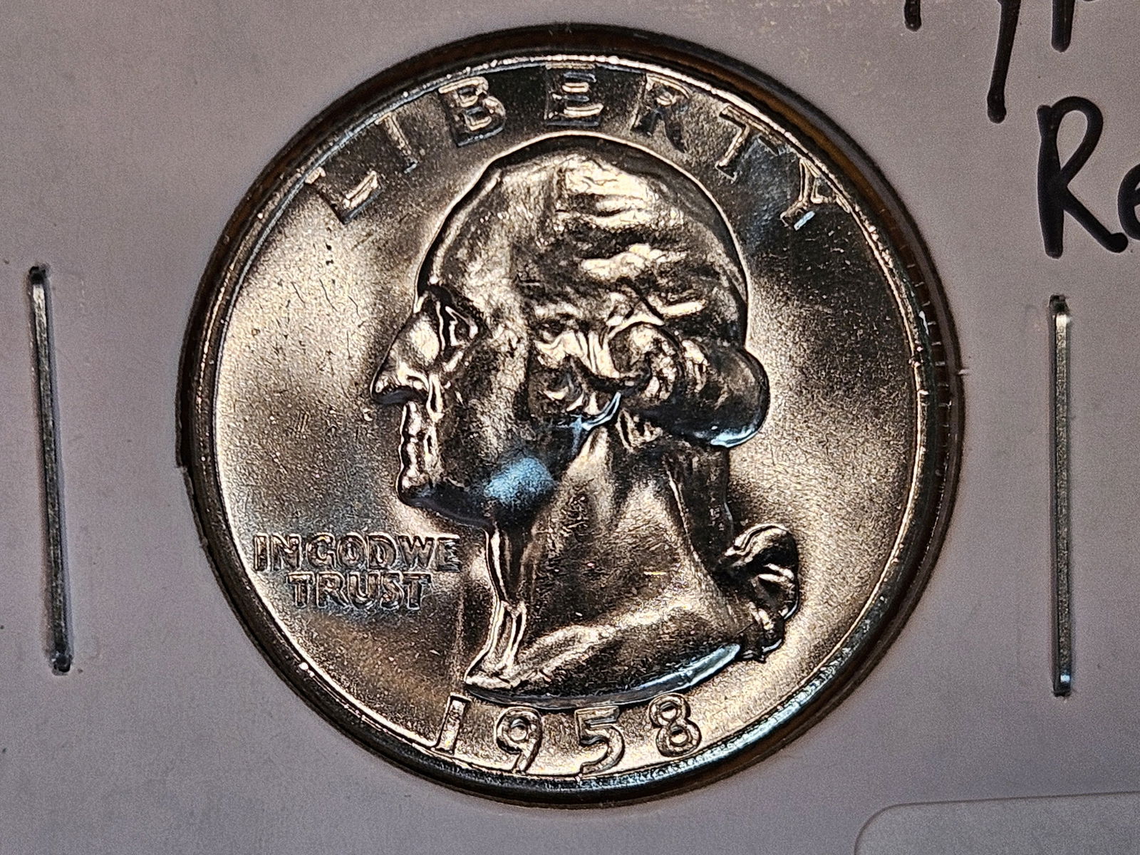 Variety! GEM Brilliant uncirculated 1958 Washington Quarter (1 of 4)