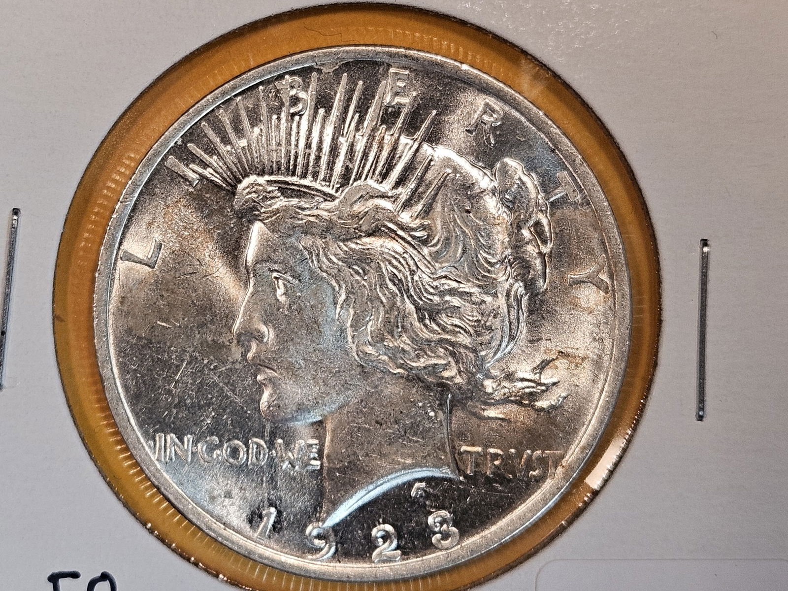 Key Variety! 1923 Peace Dollar in Choice Brilliant Uncirculated - details (1 of 6)