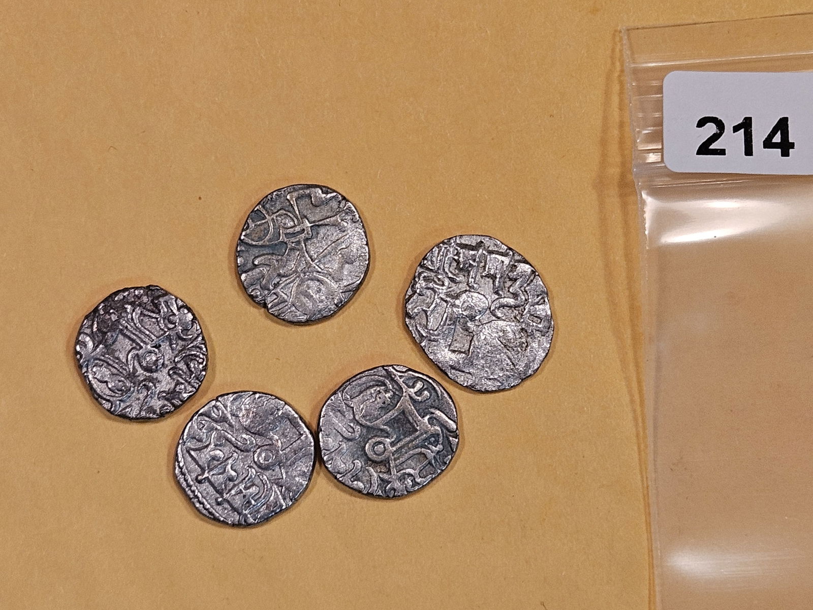 Five nice, silver, Ottoman Empire Jitals (1 of 2)