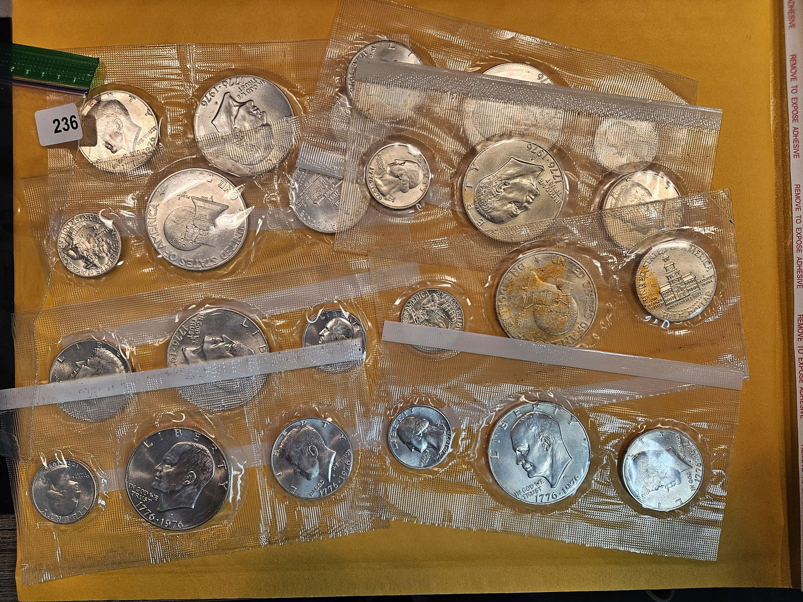 EIght US SILVER 3-coin RED IKE Coin Sets (1 of 1)